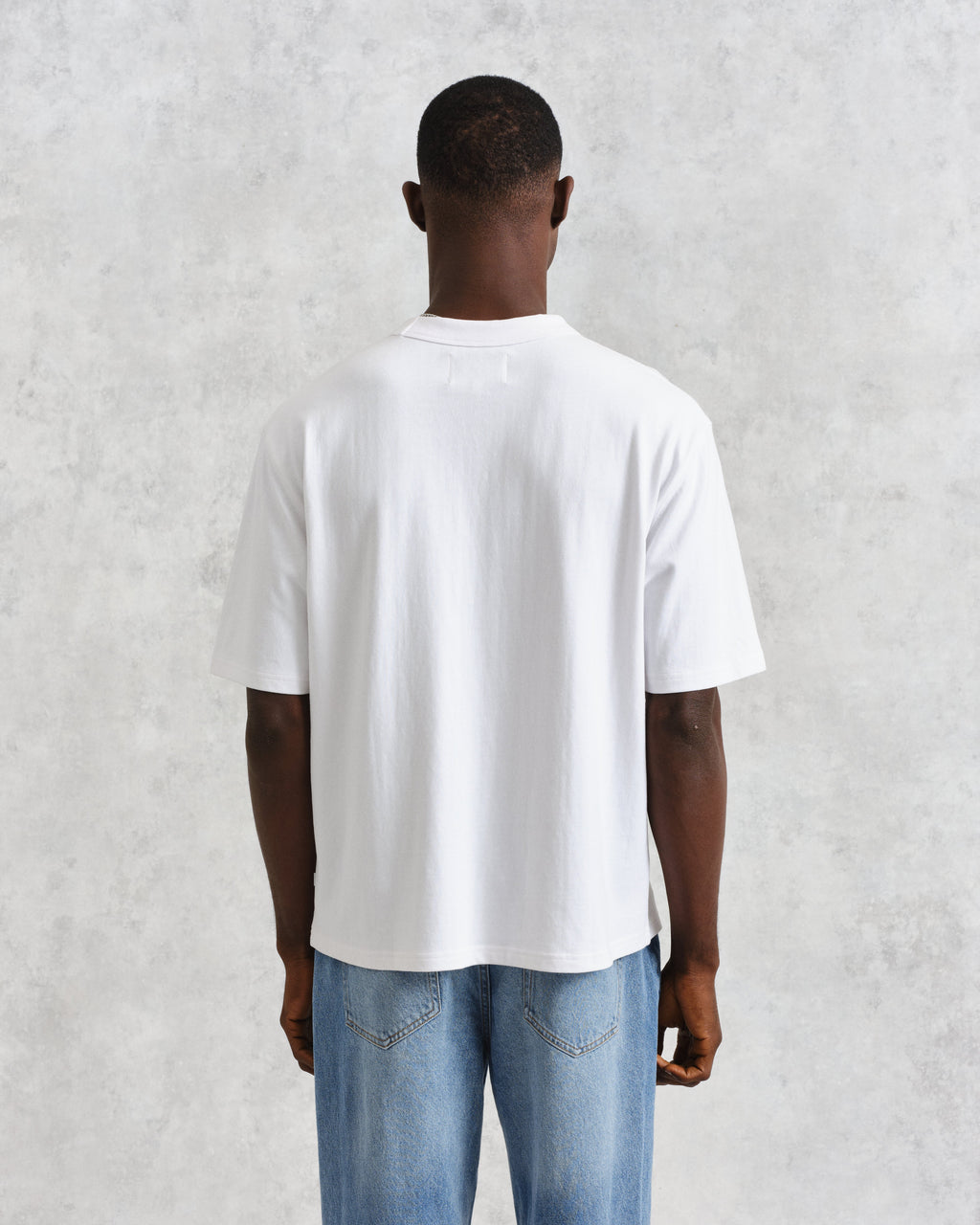 Milton - White Organic Compact Cotton T-Shirt