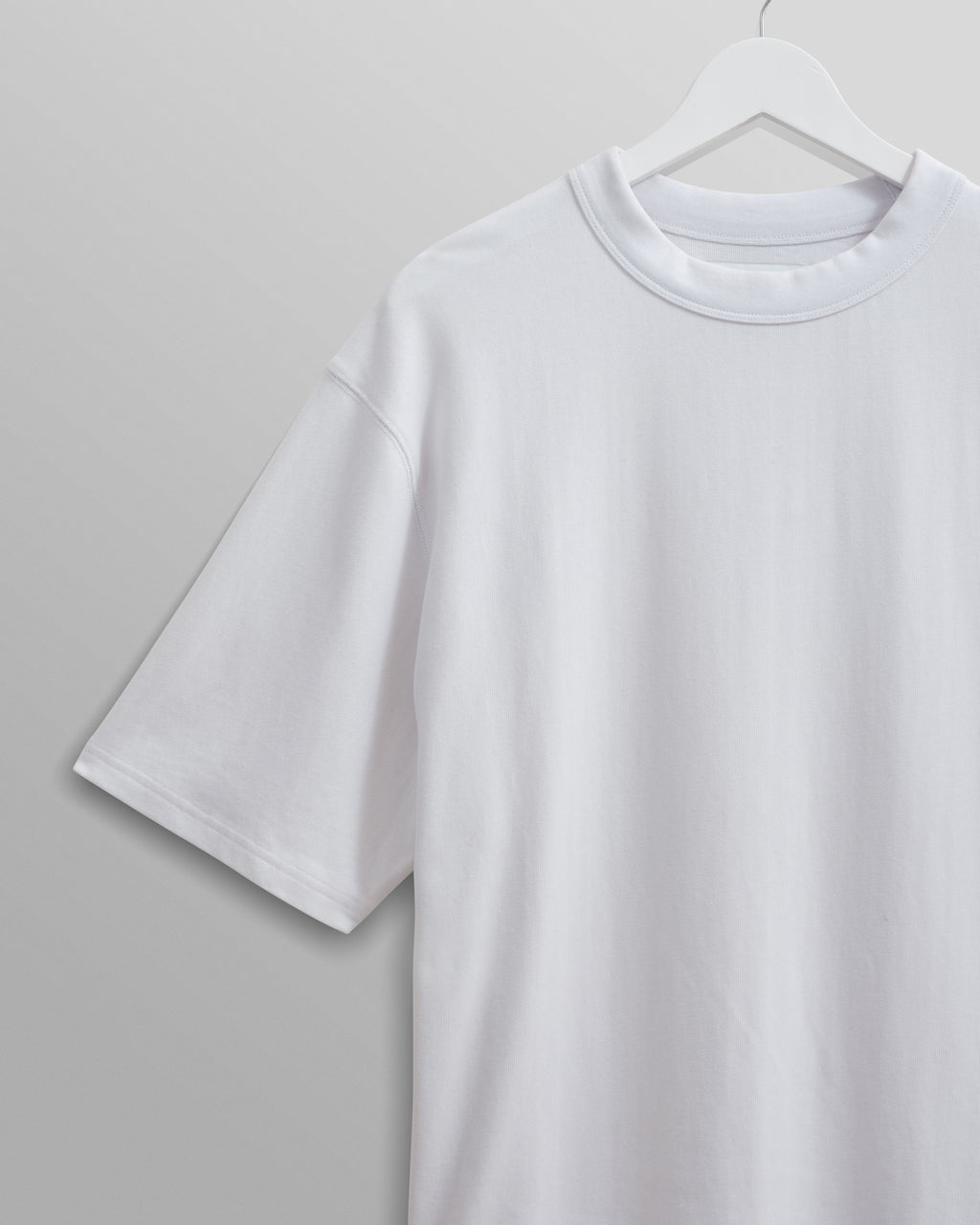 Milton - White Organic Compact Cotton T-Shirt