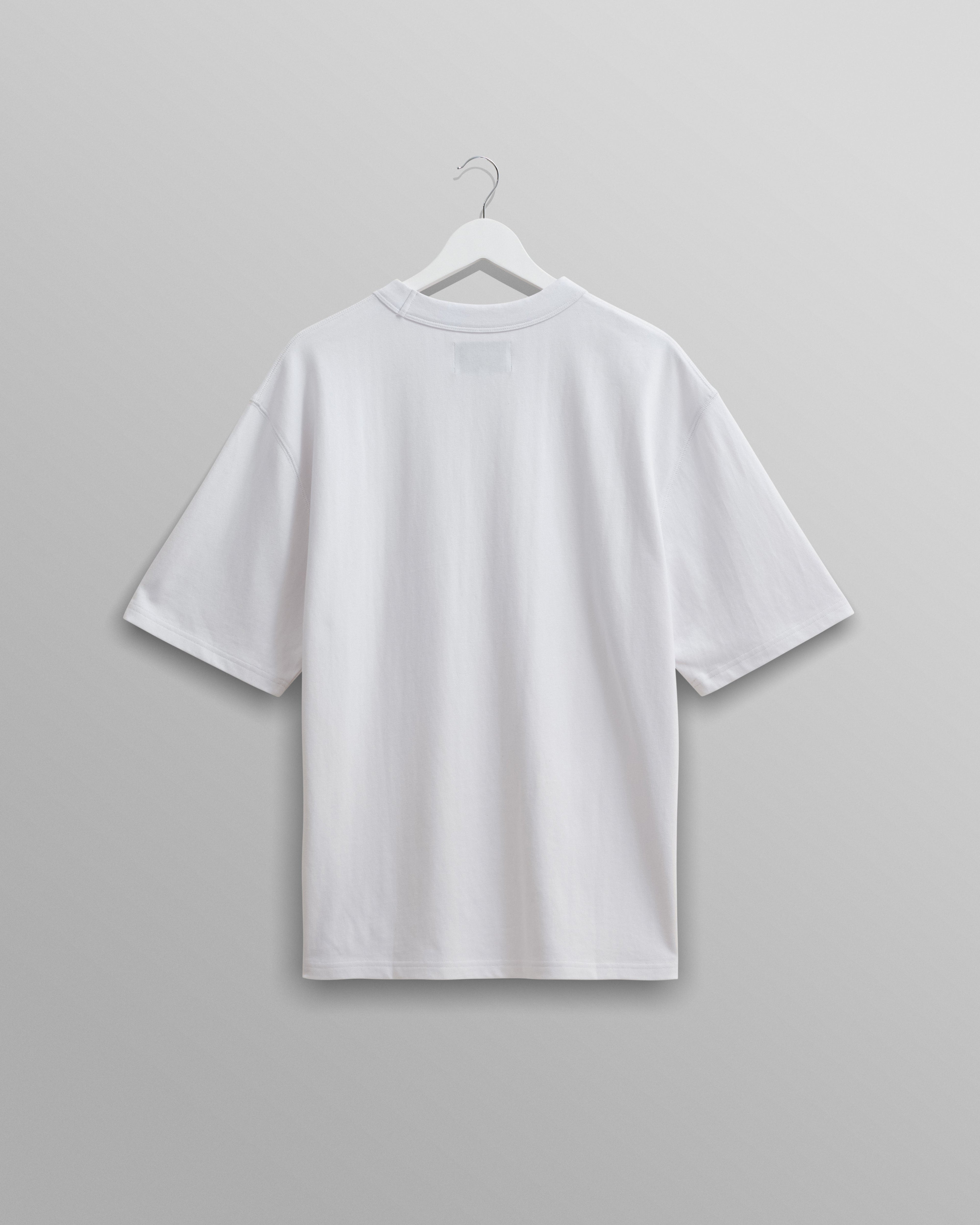 Milton - White Organic Compact Cotton T-Shirt