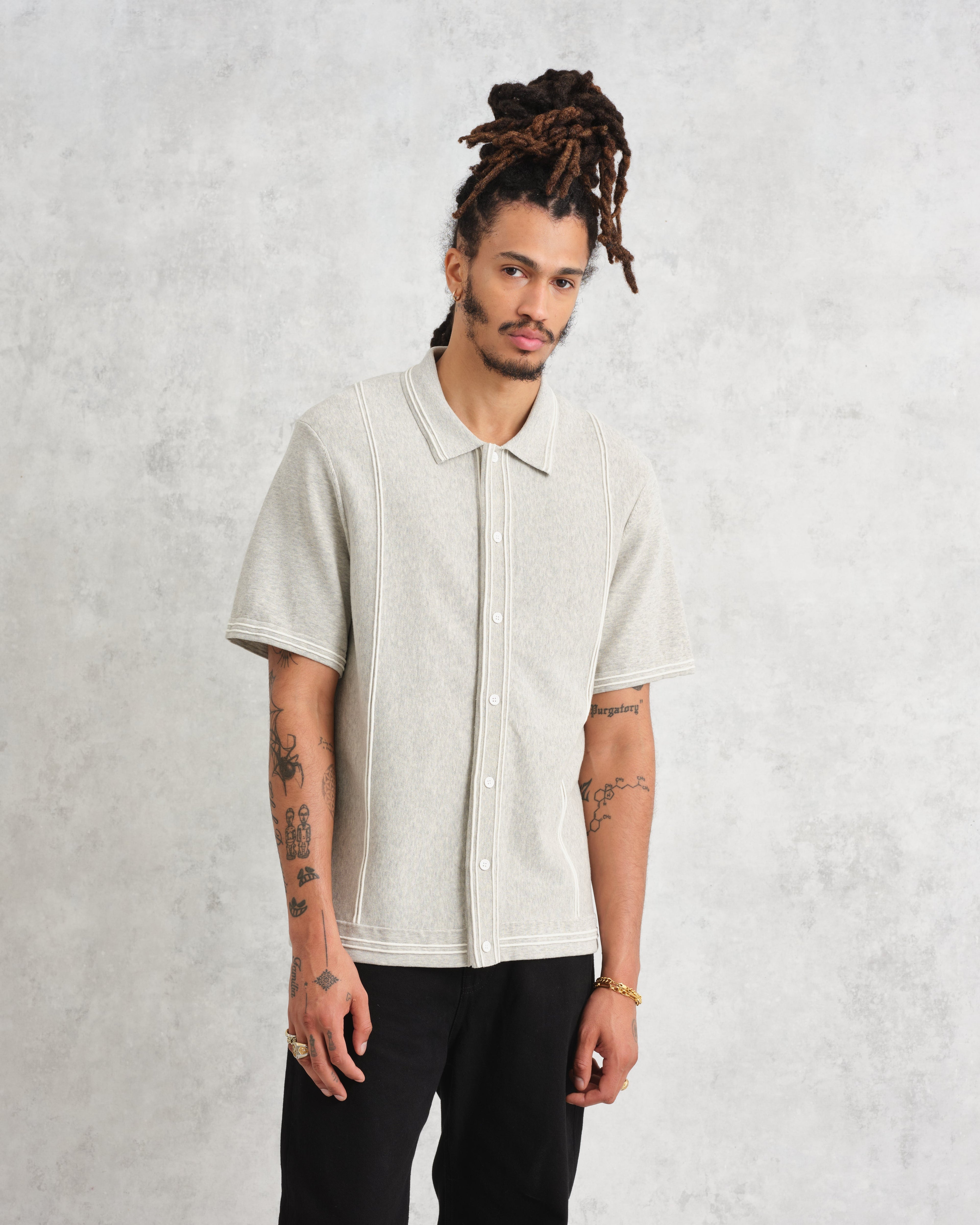 Minori Shirt Grey Milano Stitch