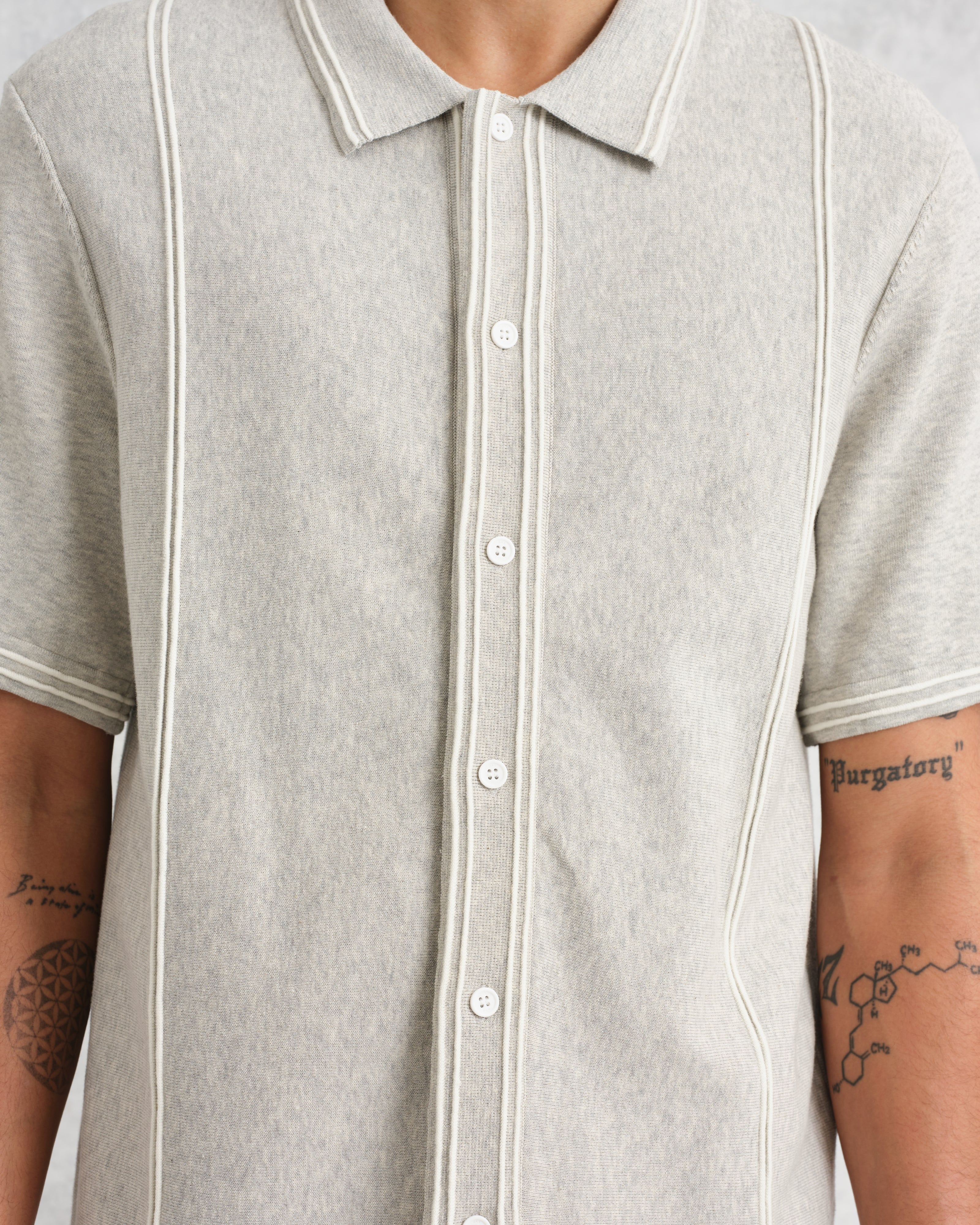 Minori Shirt Grey Milano Stitch
