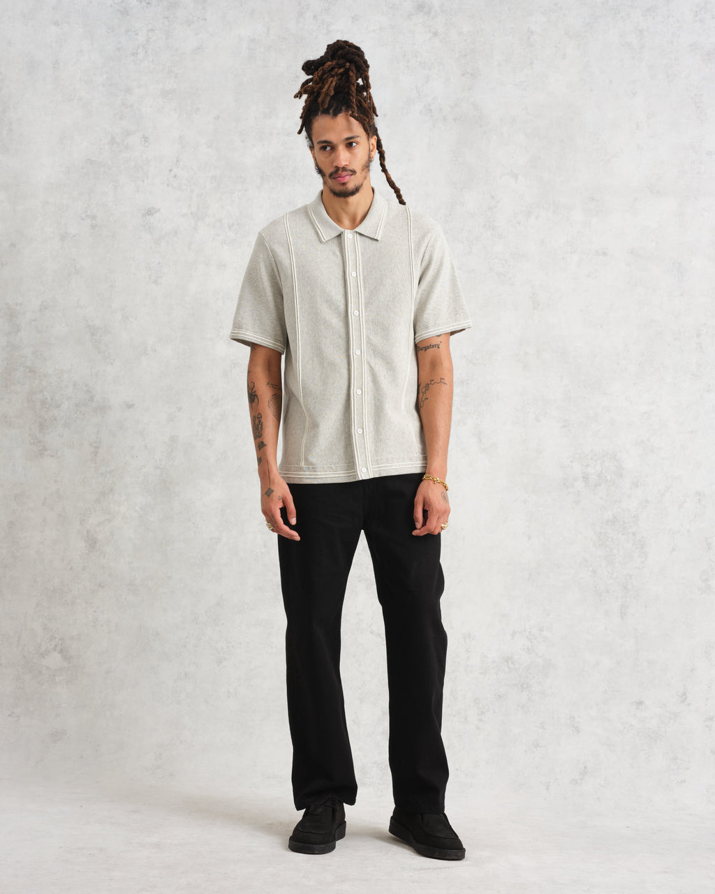 Minori Shirt Grey Milano Stitch