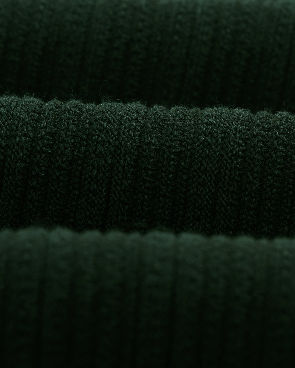 Naples - Dark Green Textured Knitted Polo Shirt