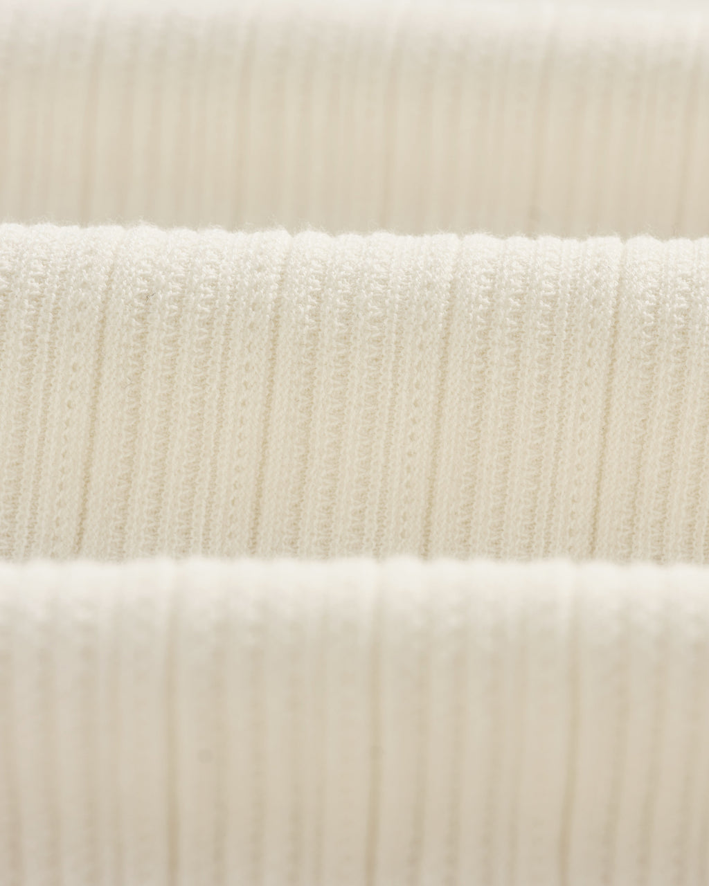 Naples - Ecru Textured Knitted Polo Shirt