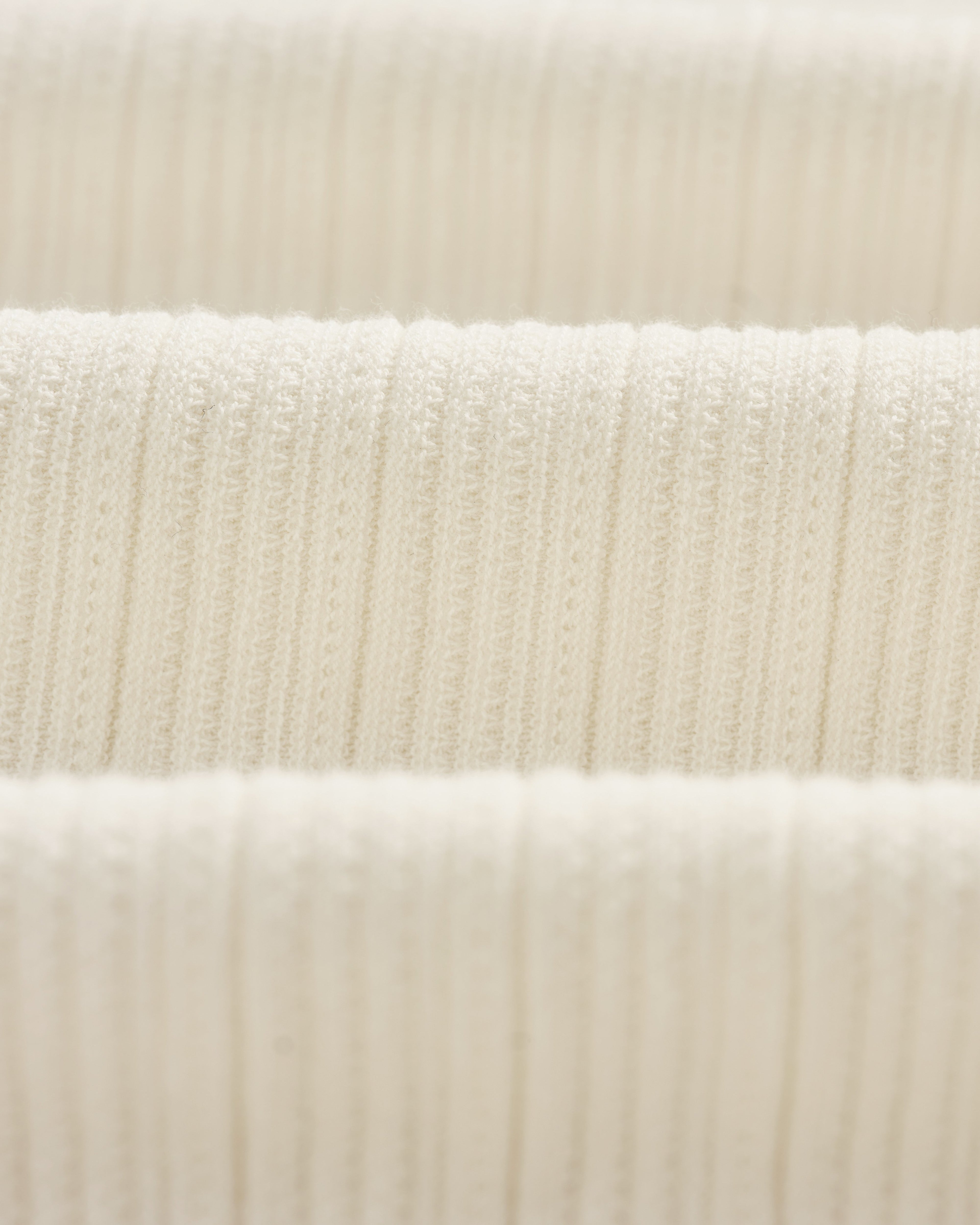 Naples - Ecru Textured Knitted Polo Shirt