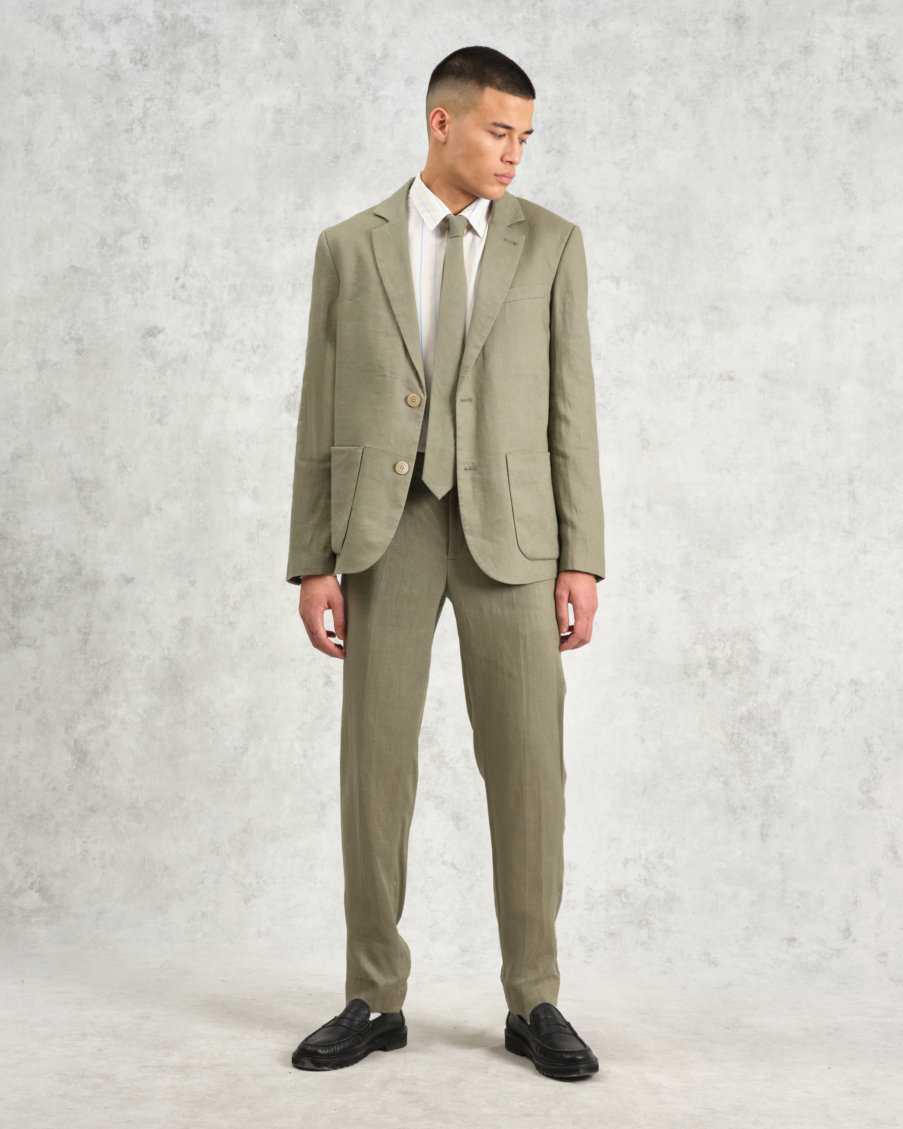 Pavillion - Khaki Linen Tie