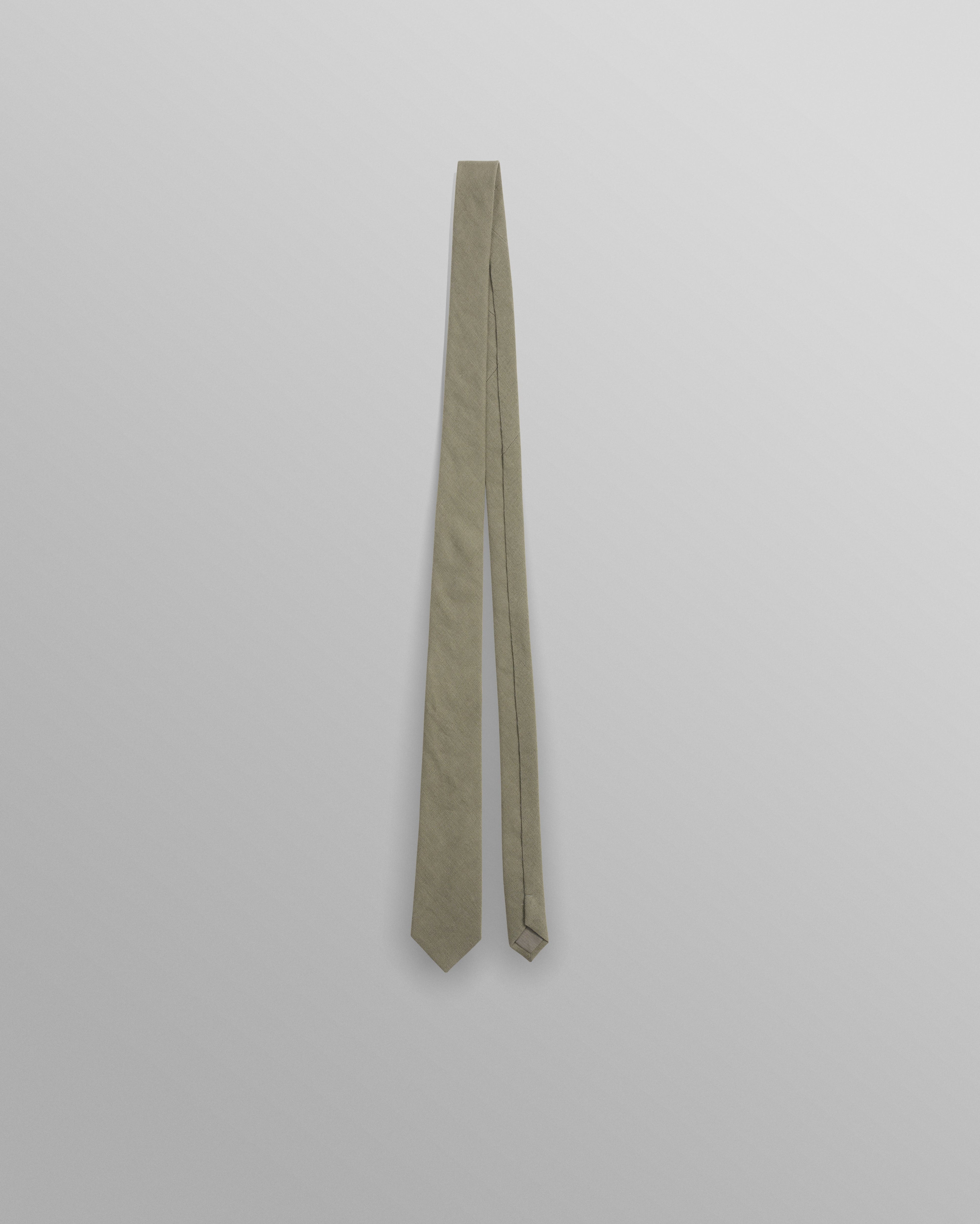 Pavillion - Khaki Linen Tie