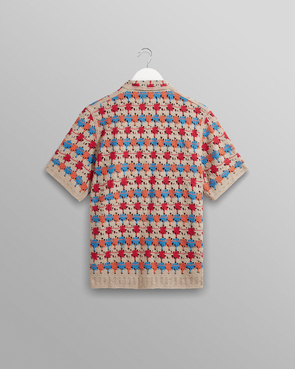 Porto - Multicolour Splash Crochet Shirt