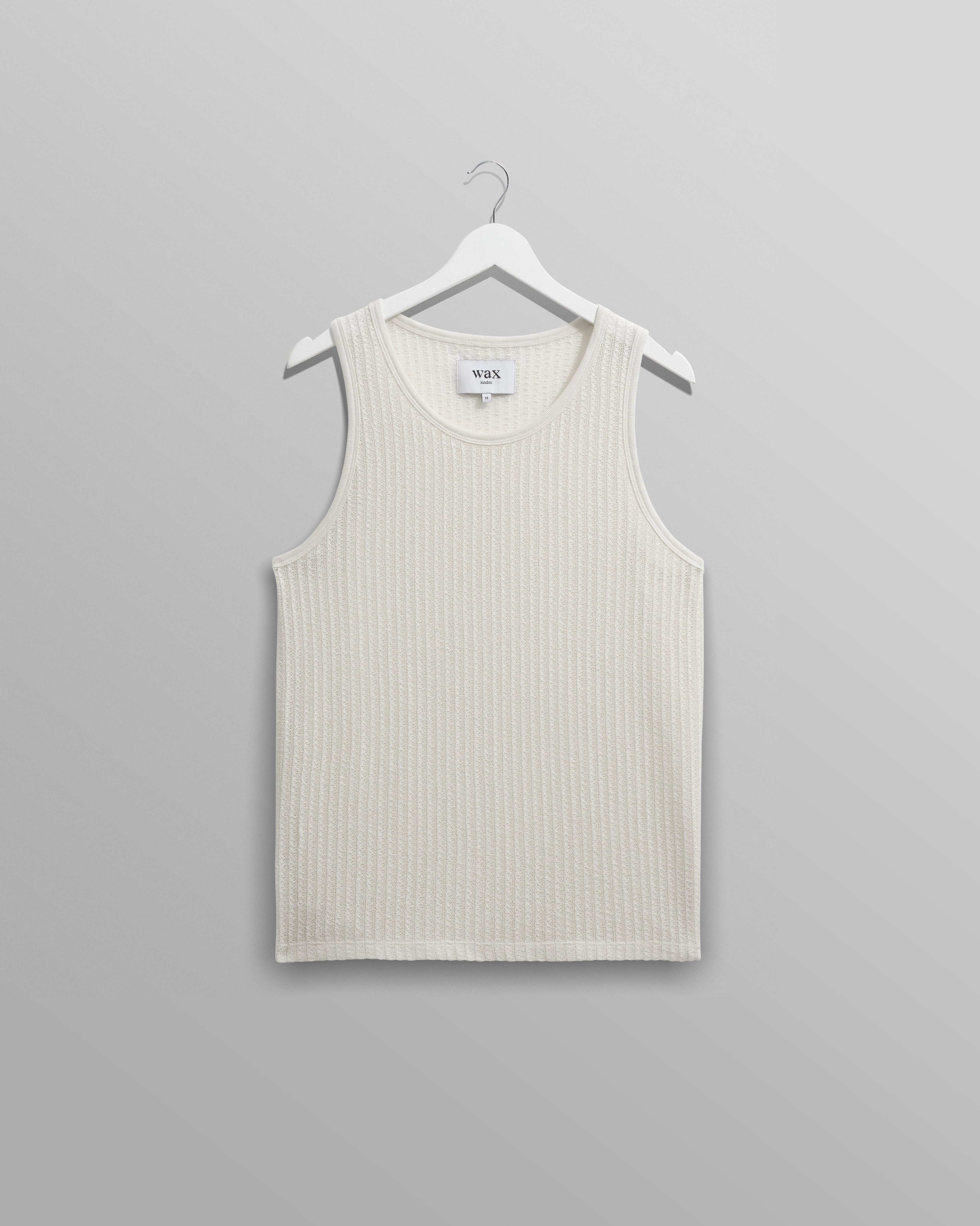 Prim - Ecru Open Knit Vest
