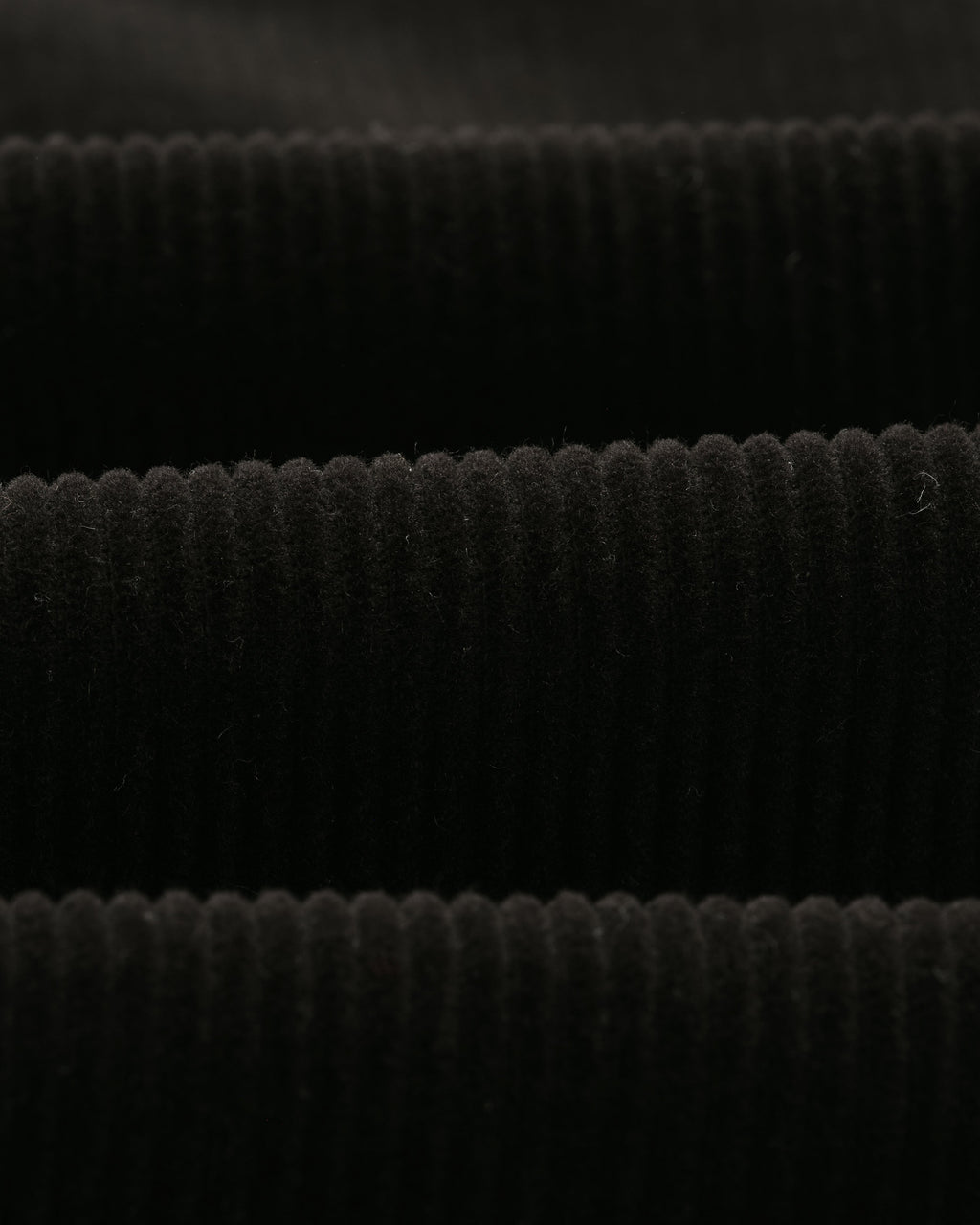 Raleigh - Black Corduroy Pleated Trousers