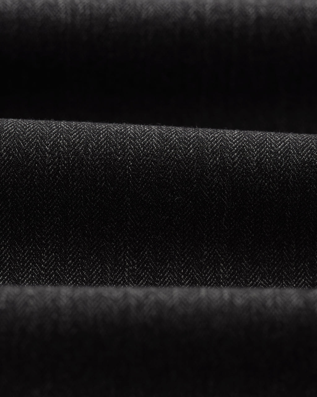 Raleigh - Charcoal Herringbone Pleated Trousers
