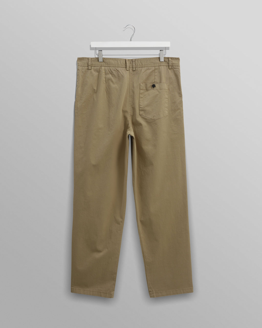 Raleigh - Khaki Cotton Pleated Trousers