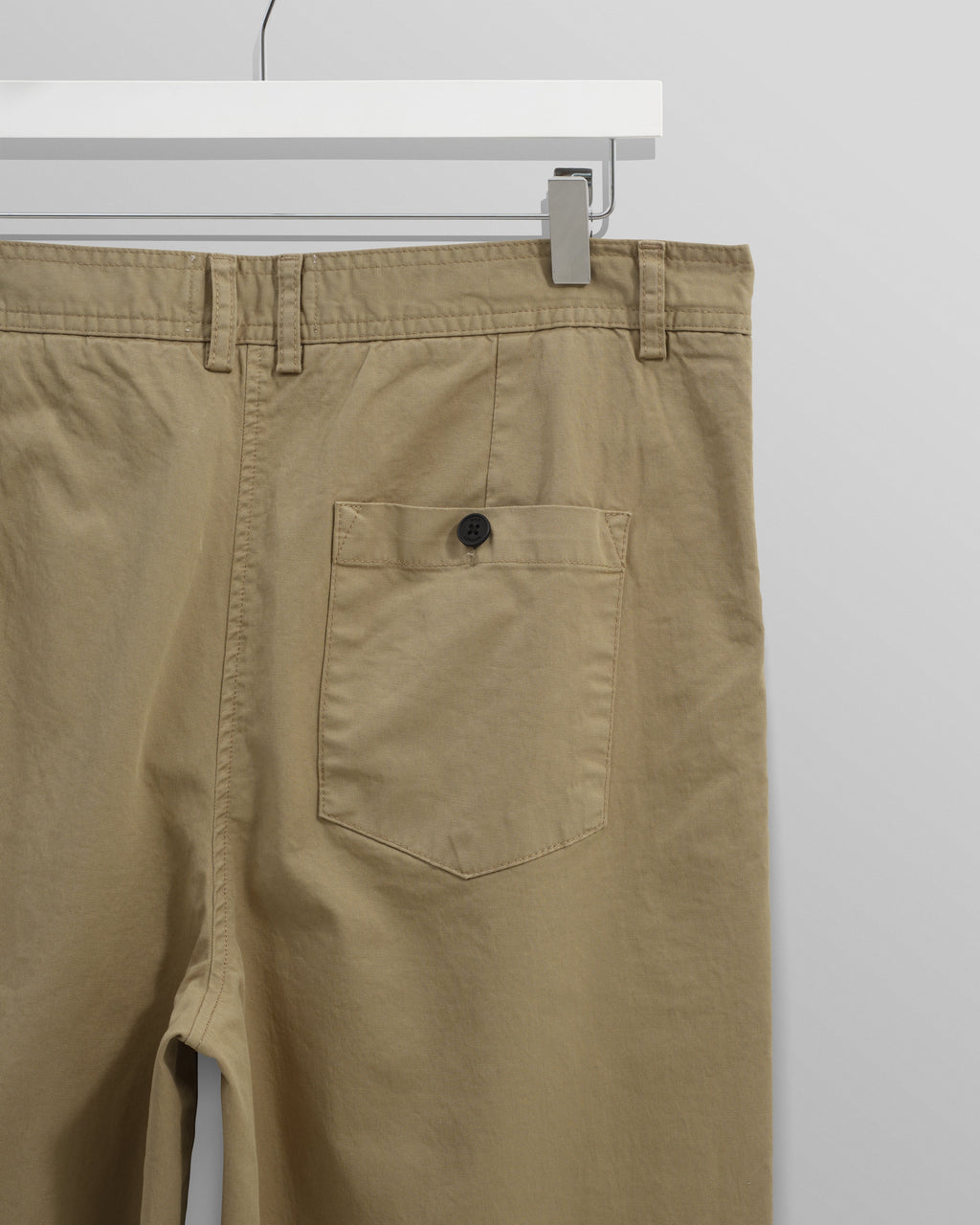 Raleigh - Khaki Cotton Pleated Trousers