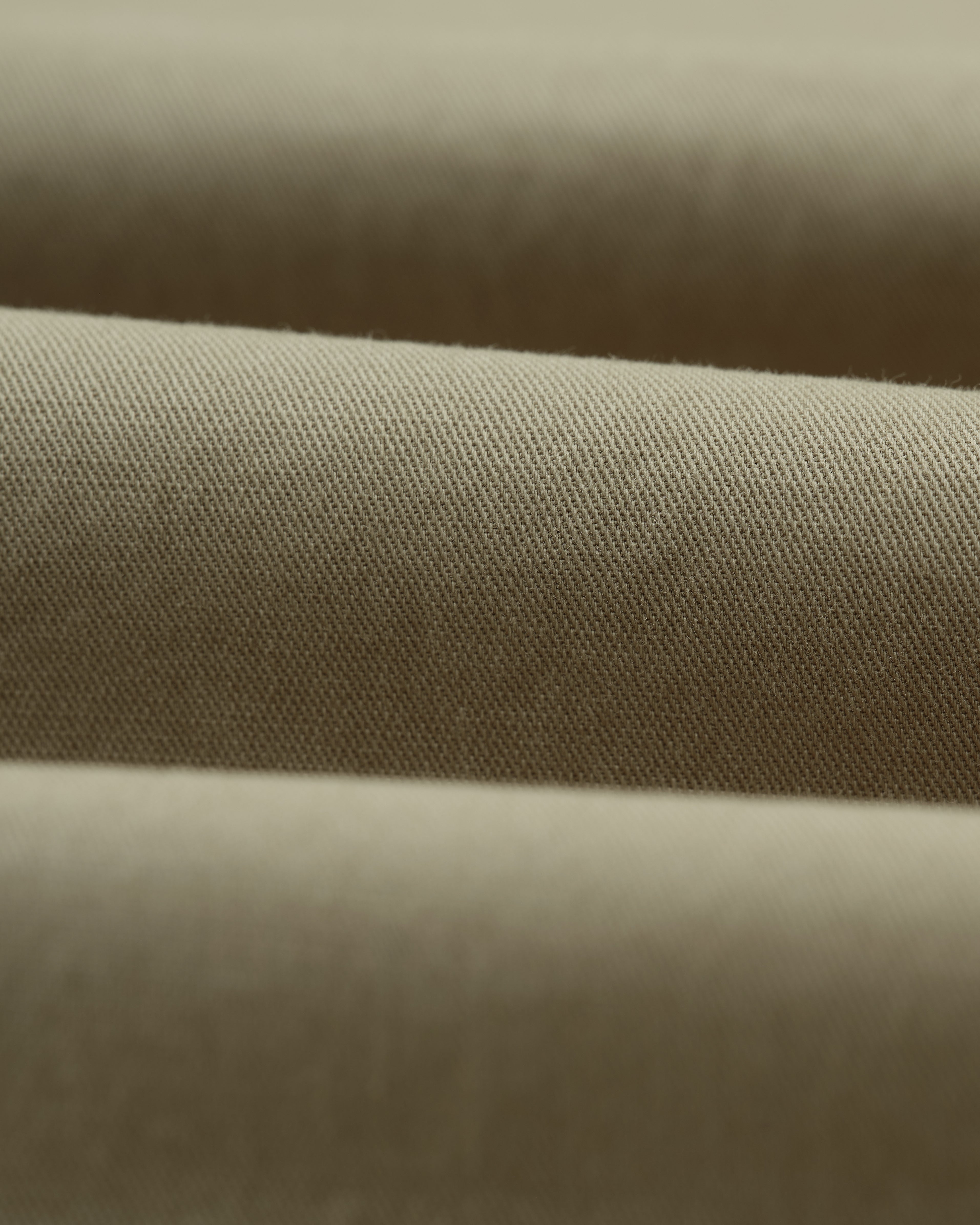 Raleigh - Khaki Cotton Pleated Trousers