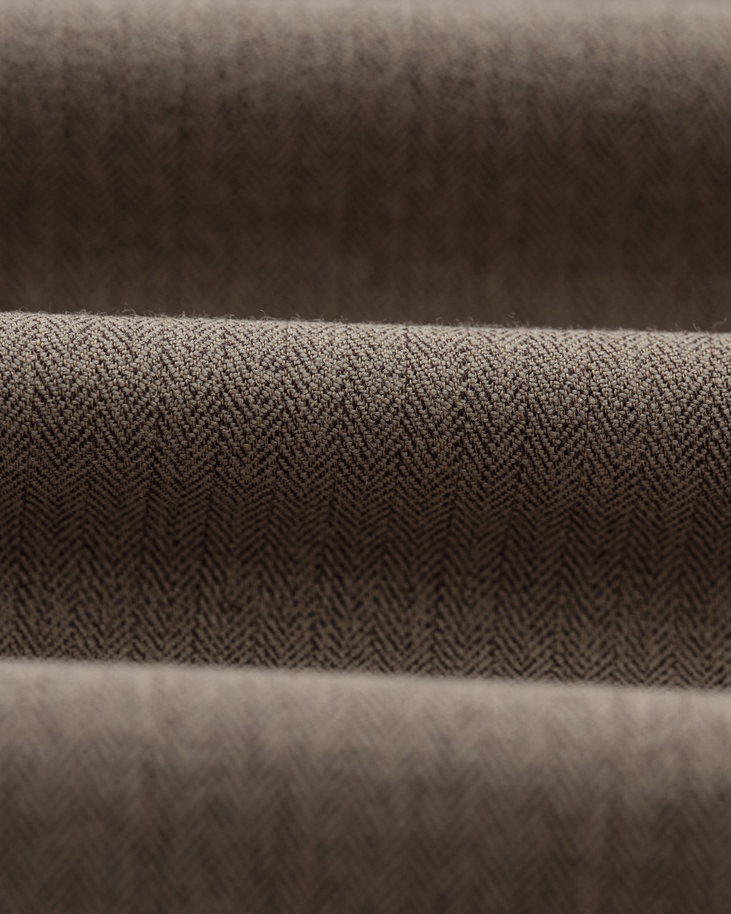 Raleigh - Light Brown Herringbone Pleated Trousers