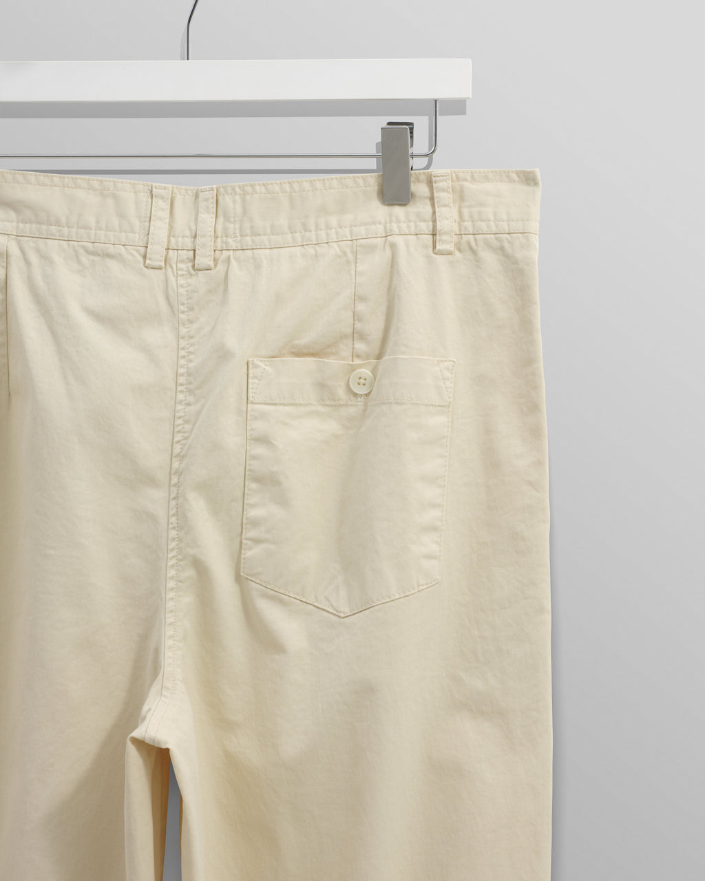 Raleigh - Stone Cotton Pleated Trousers