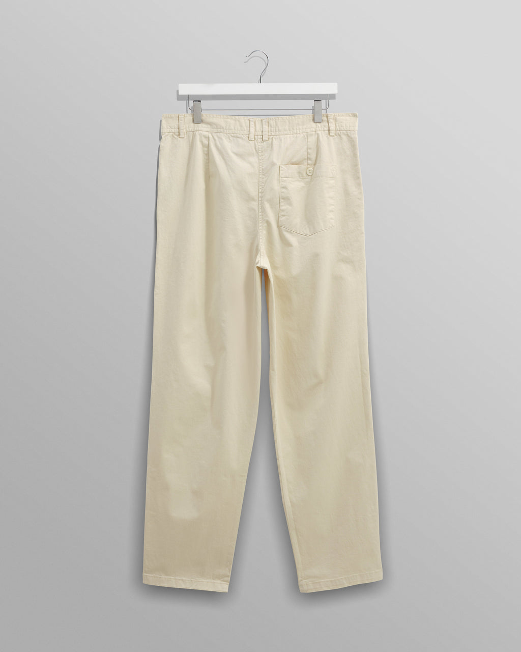 Raleigh - Stone Cotton Pleated Trousers