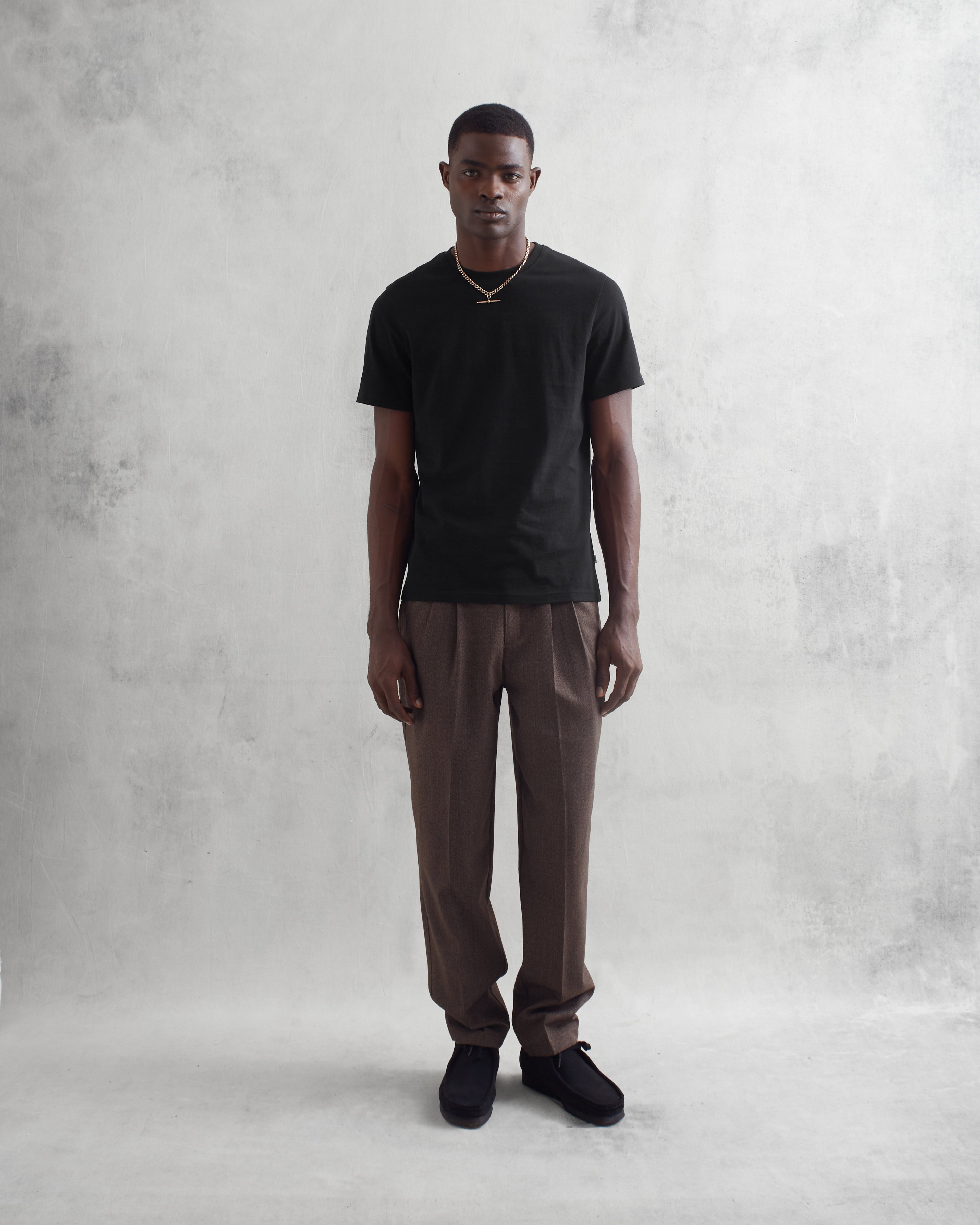 Reid - Black Organic Cotton T-Shirt