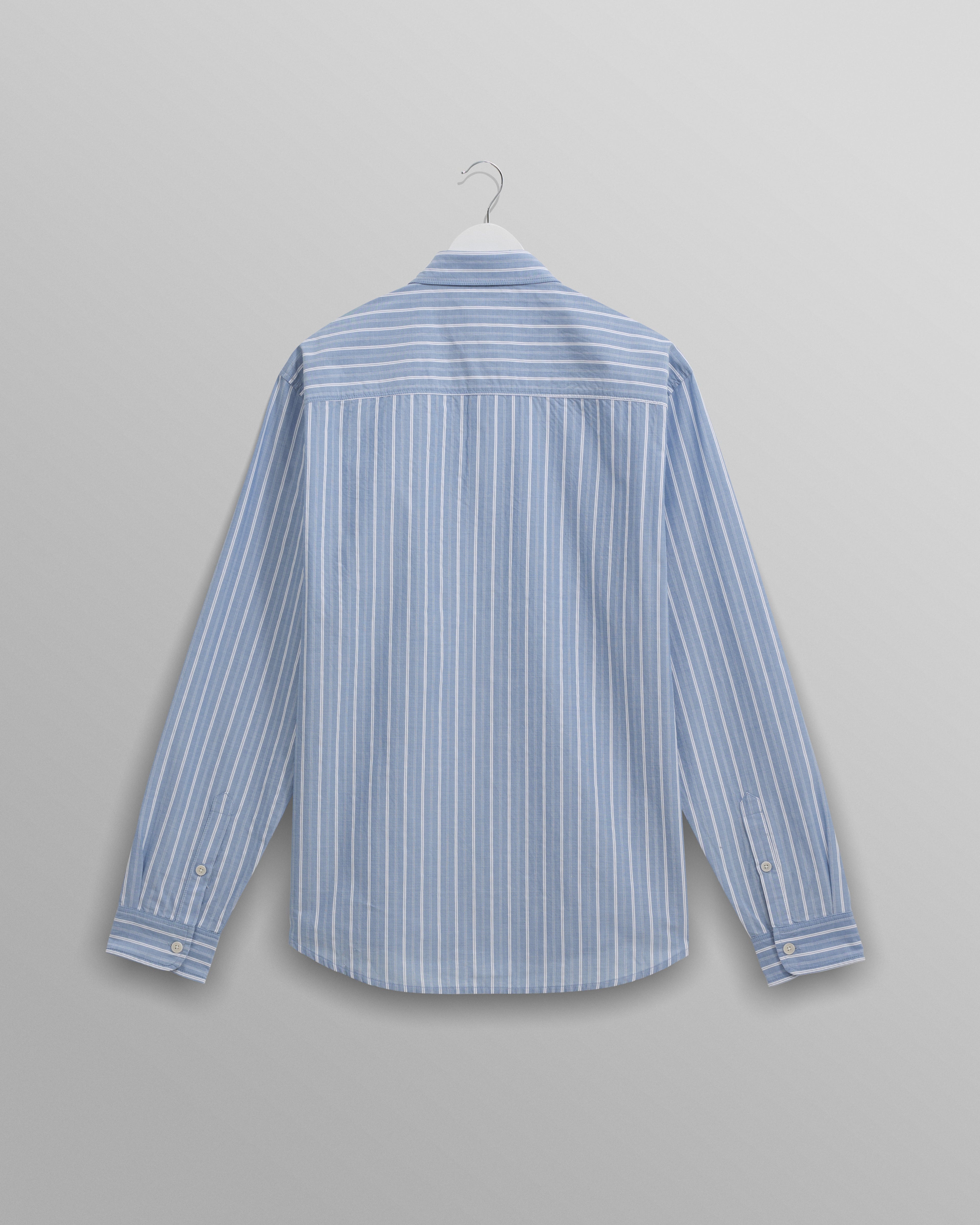 Rove - Blue Striped Cotton-Poplin Shirt