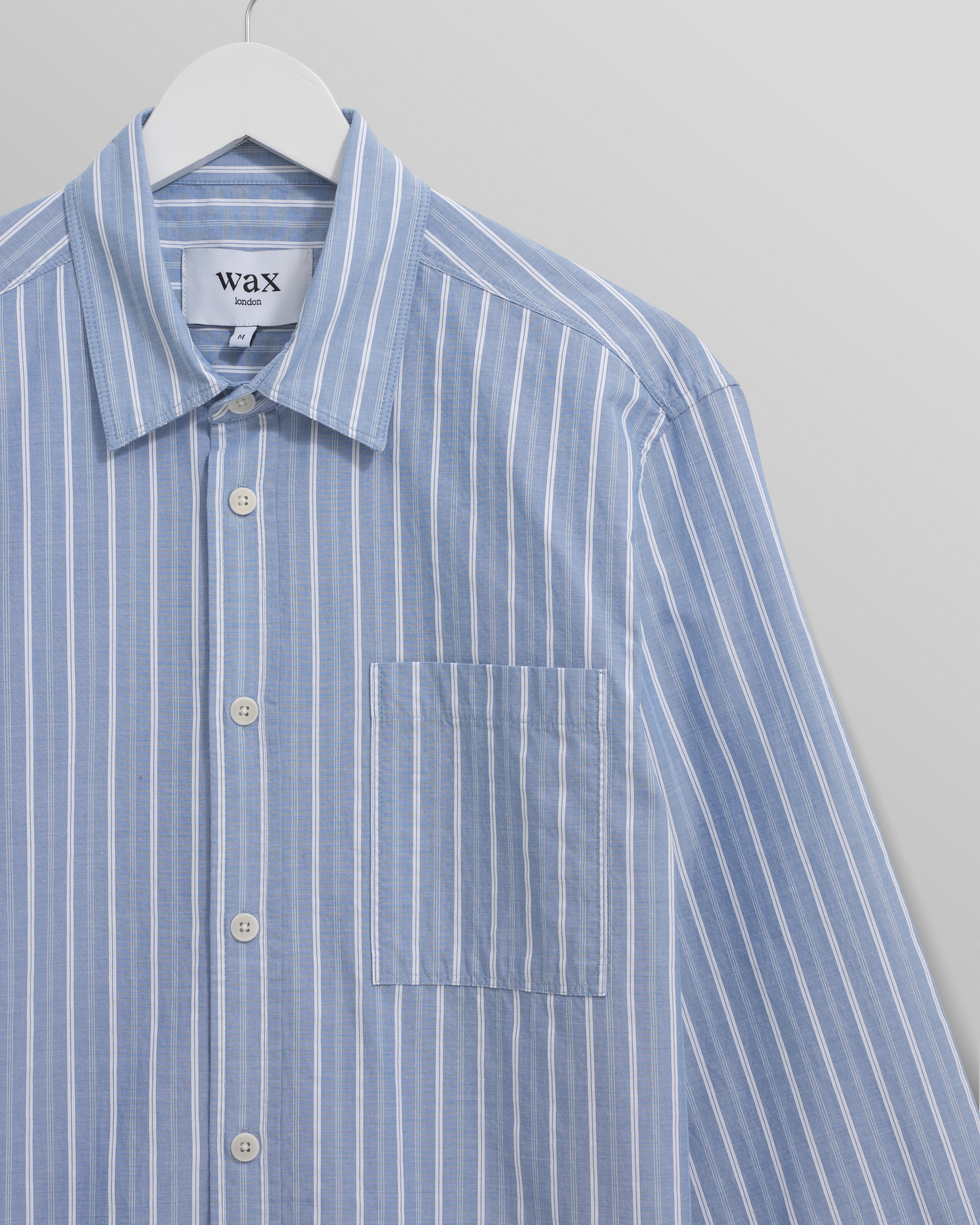 Rove - Blue Striped Cotton-Poplin Shirt