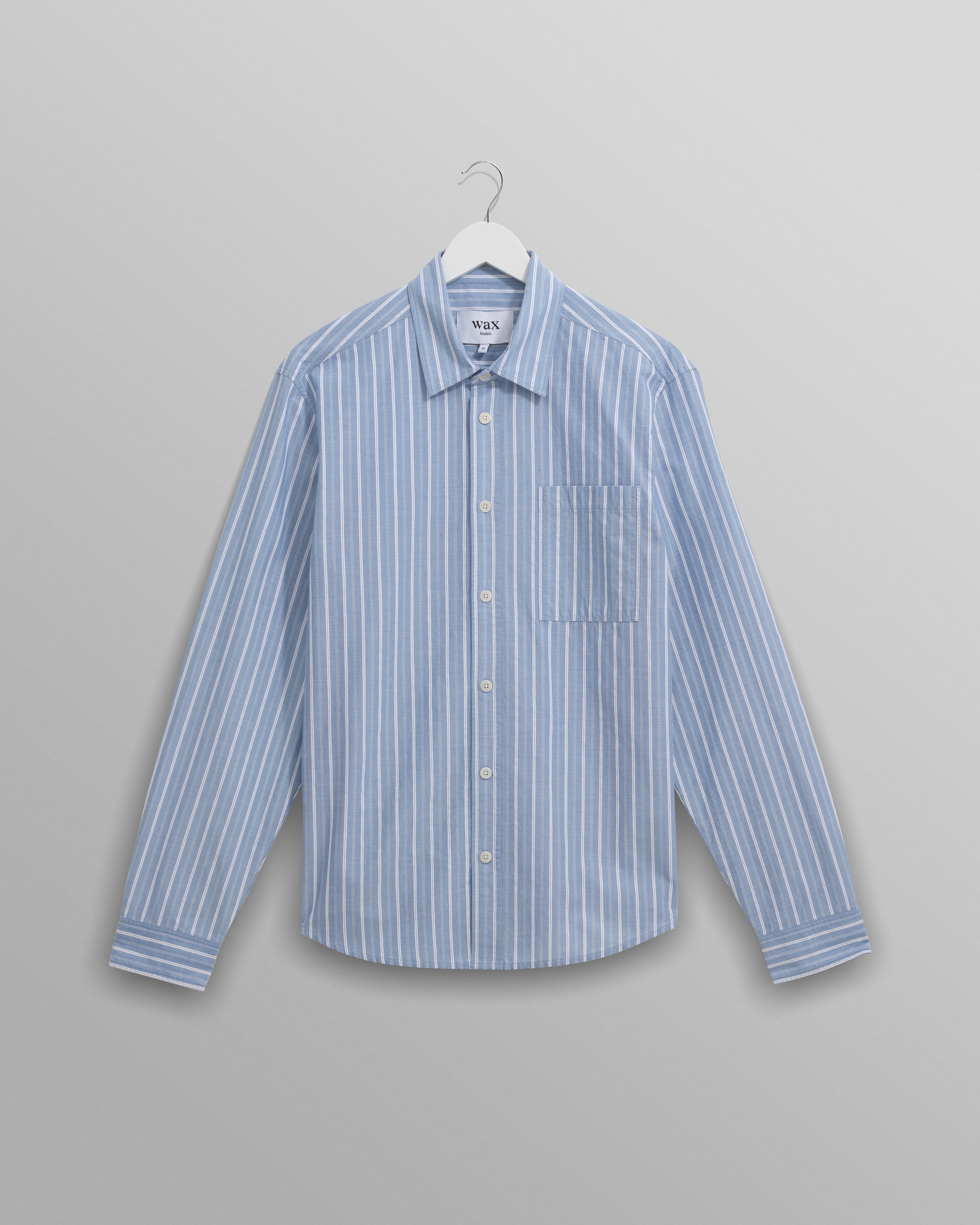 Rove - Blue Striped Cotton-Poplin Shirt