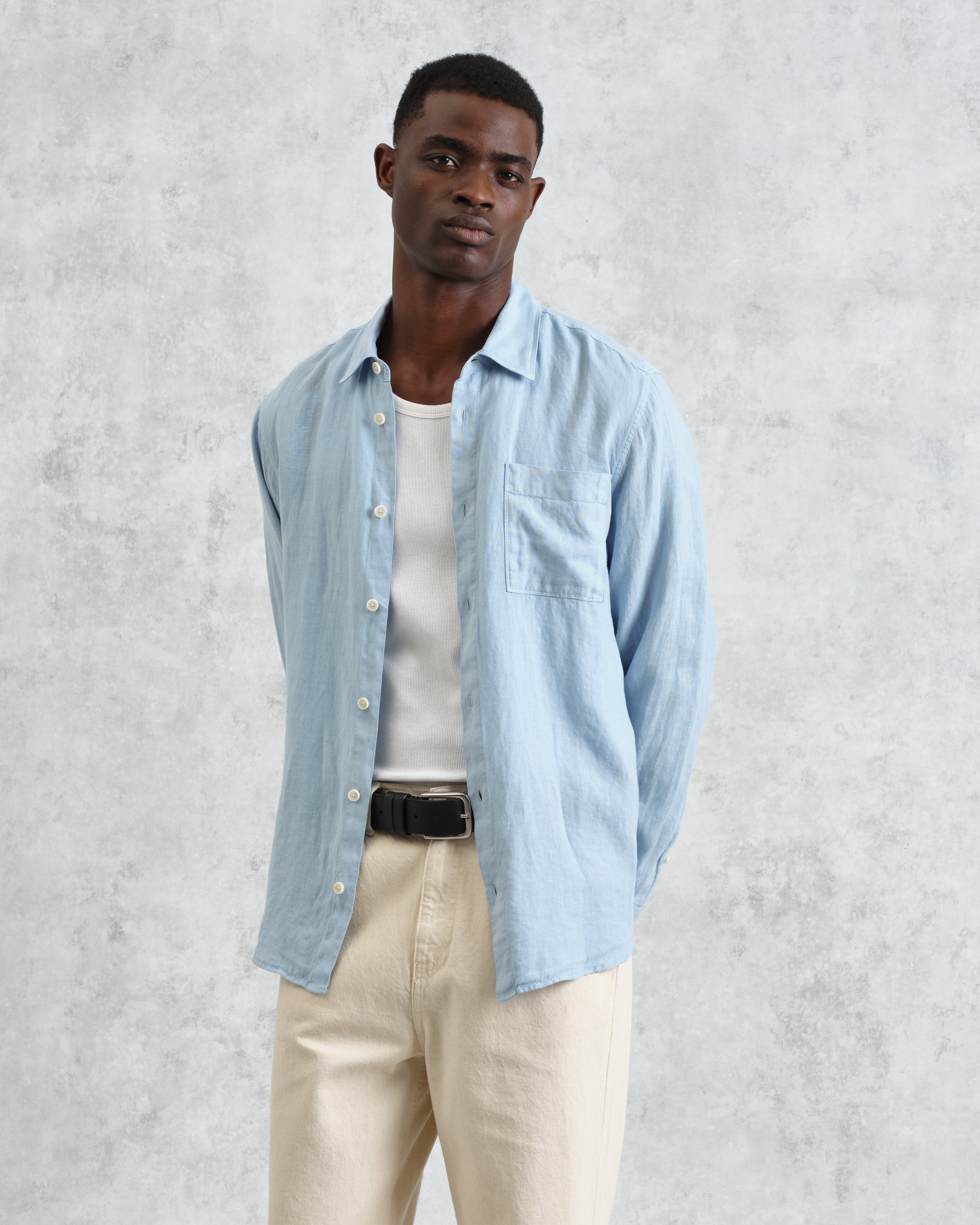 Rove - Light Blue Linen Shirt