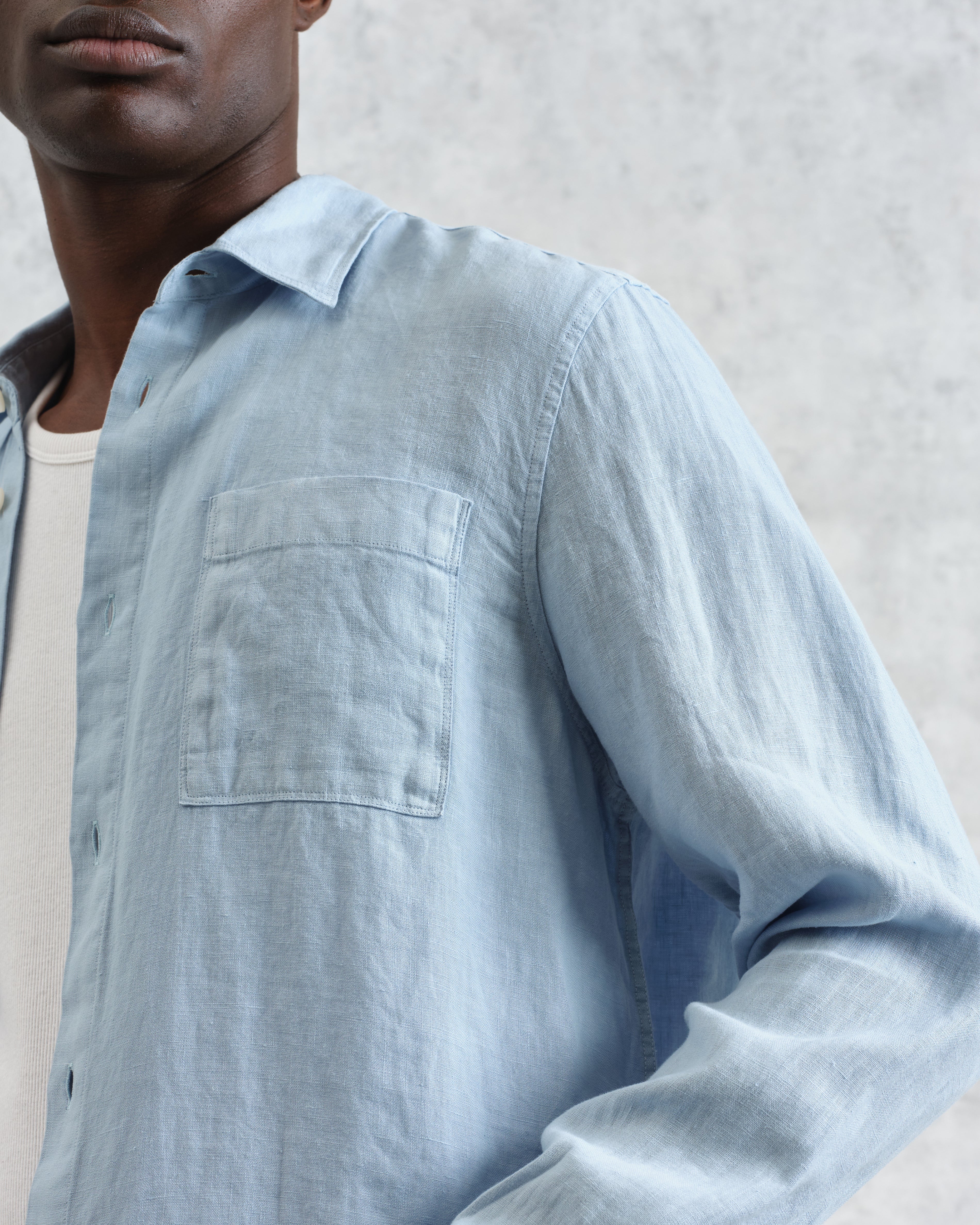Rove - Light Blue Linen Shirt