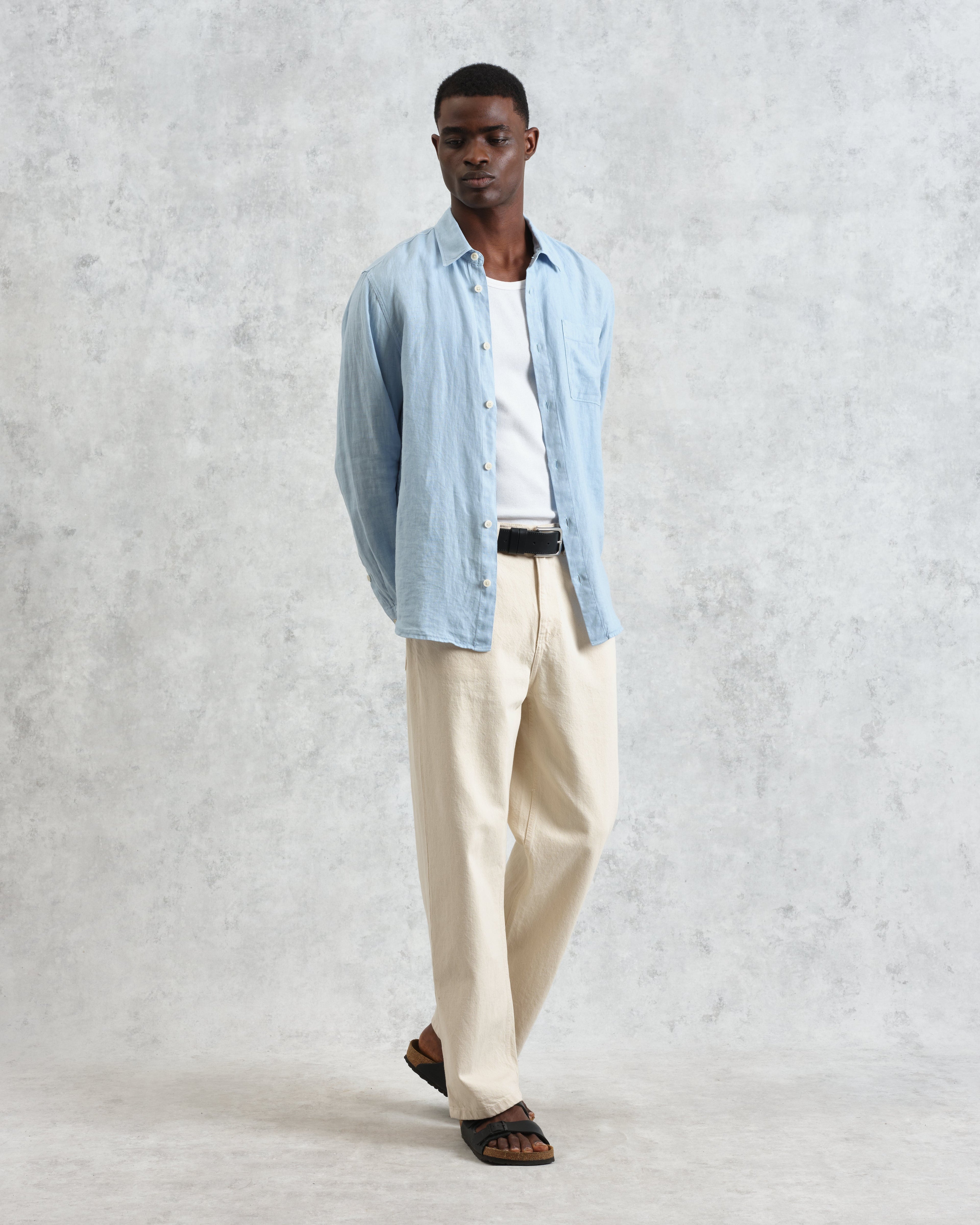 Rove - Light Blue Linen Shirt