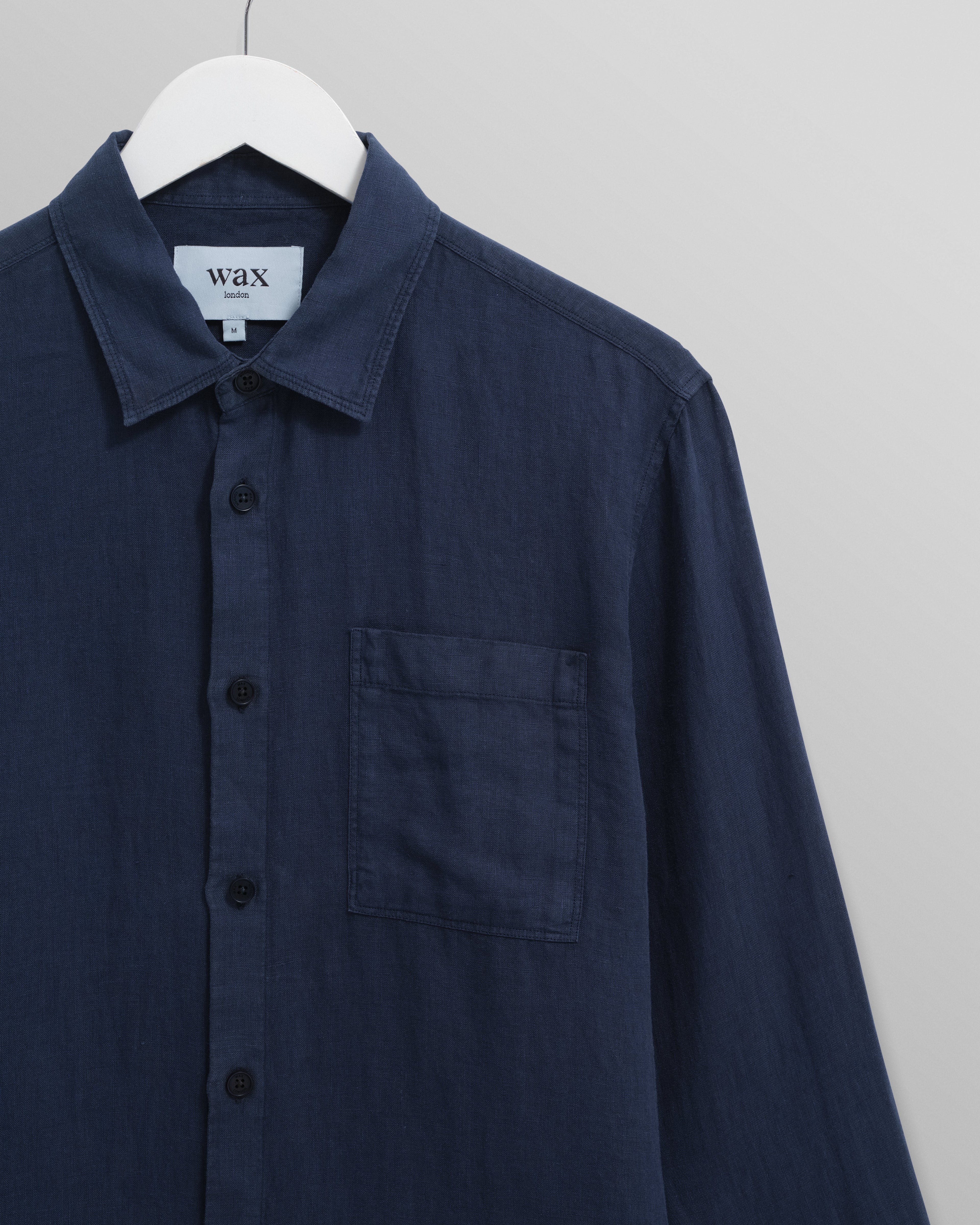 Rove - Navy Linen Shirt