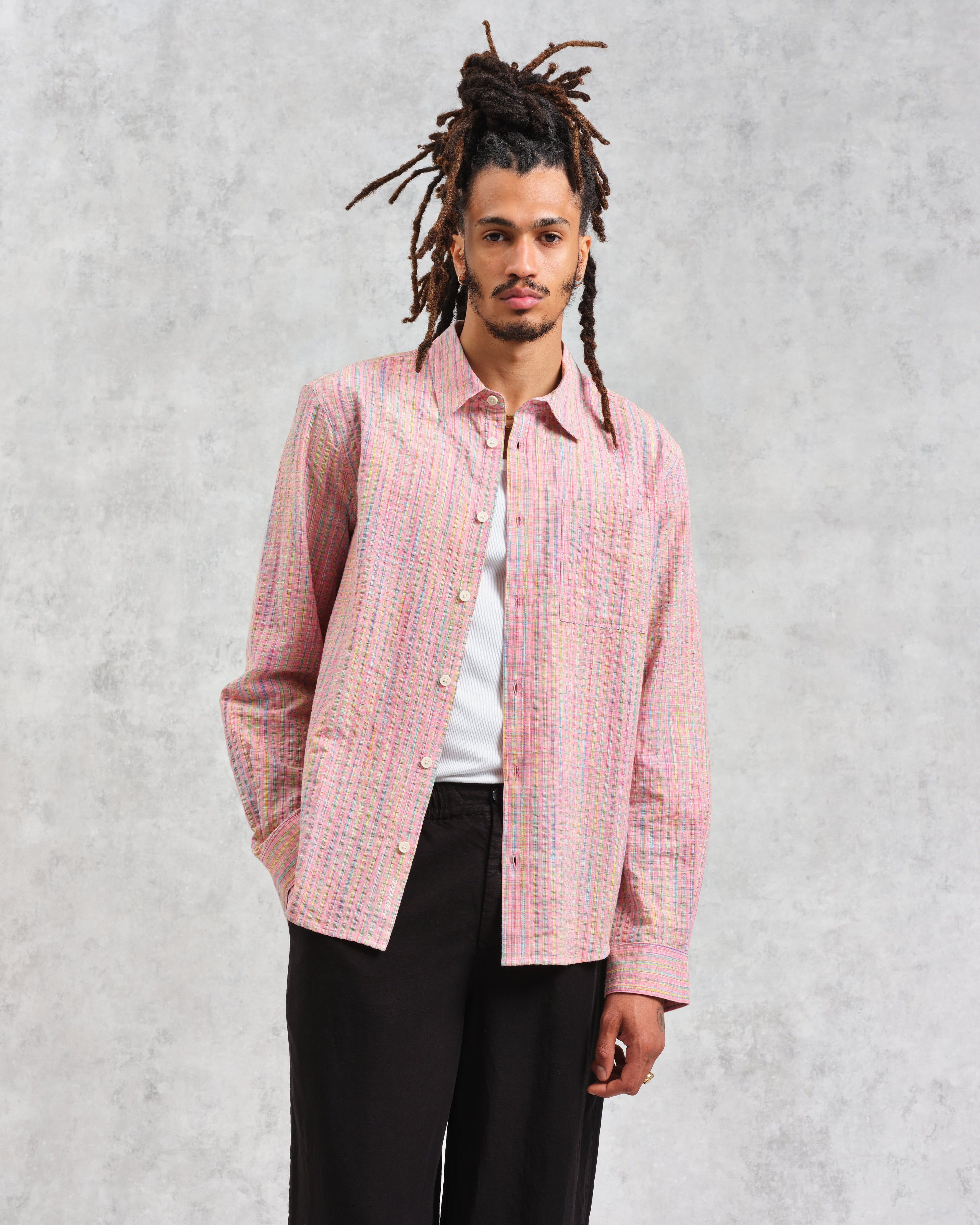 Rove - Pink Check Organic Cotton Shirt
