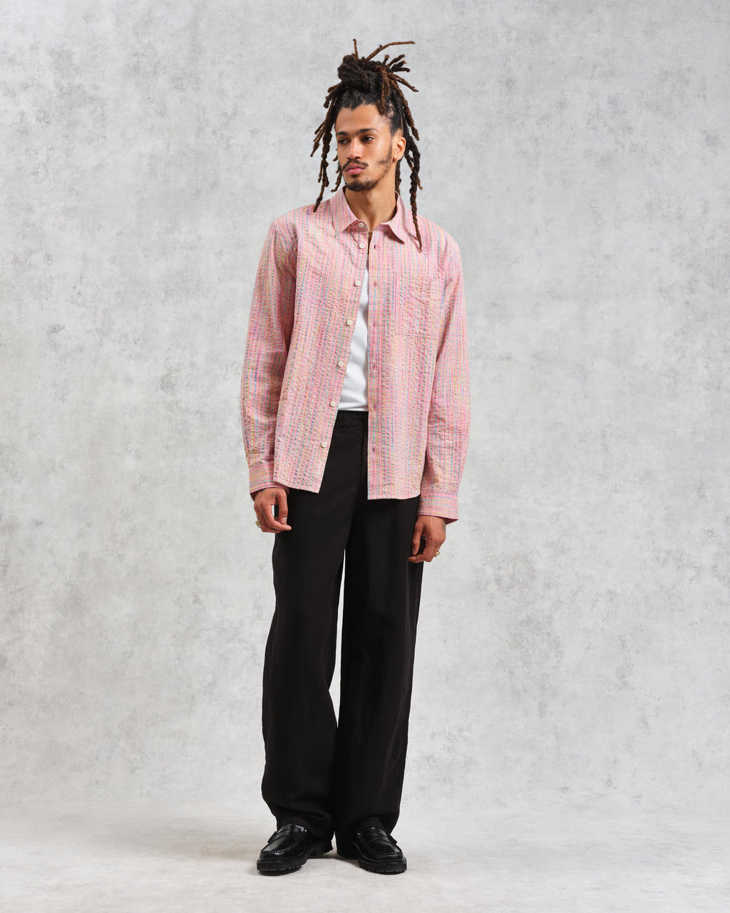 Rove - Pink Check Organic Cotton Shirt
