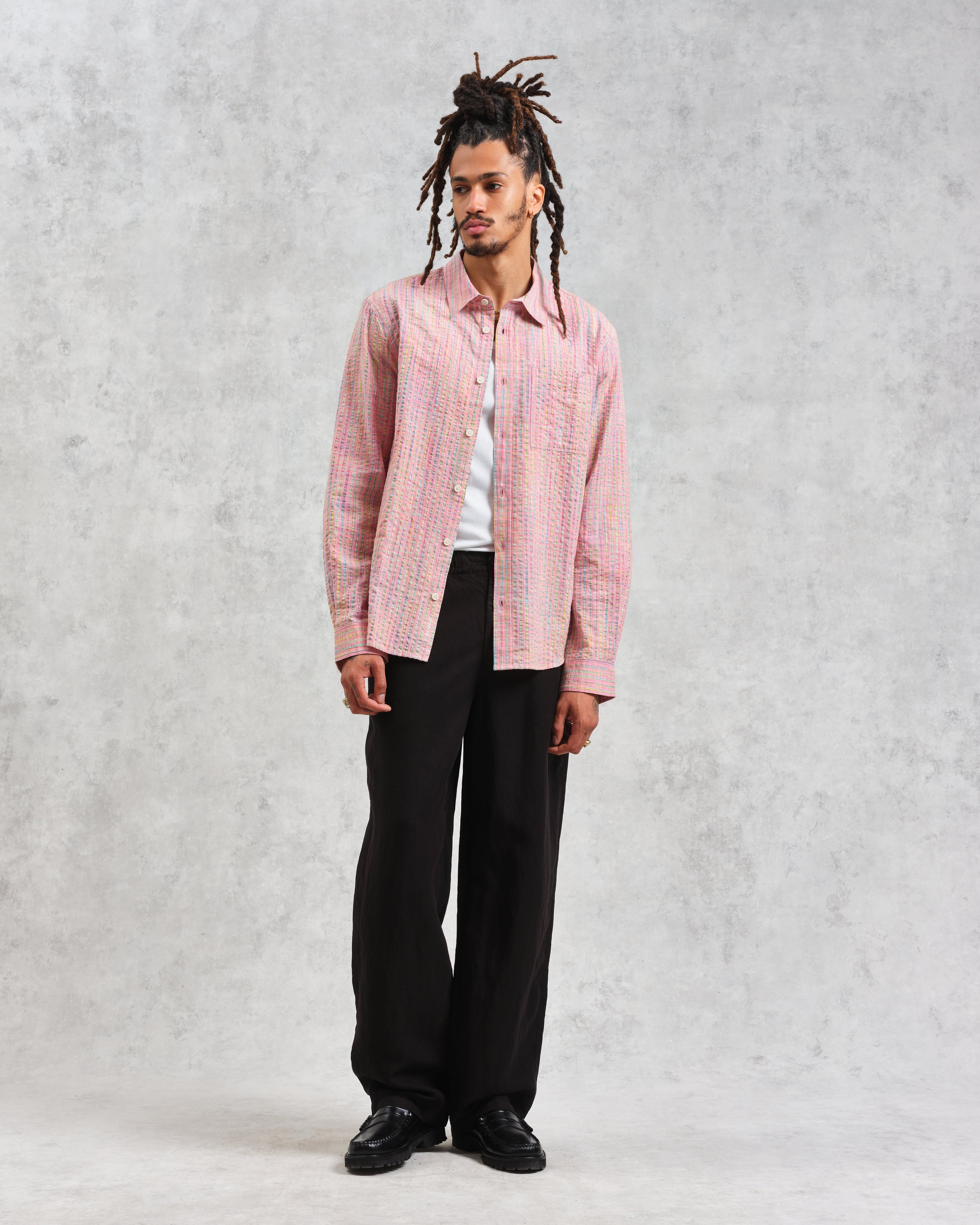 Rove - Pink Check Organic Cotton Shirt
