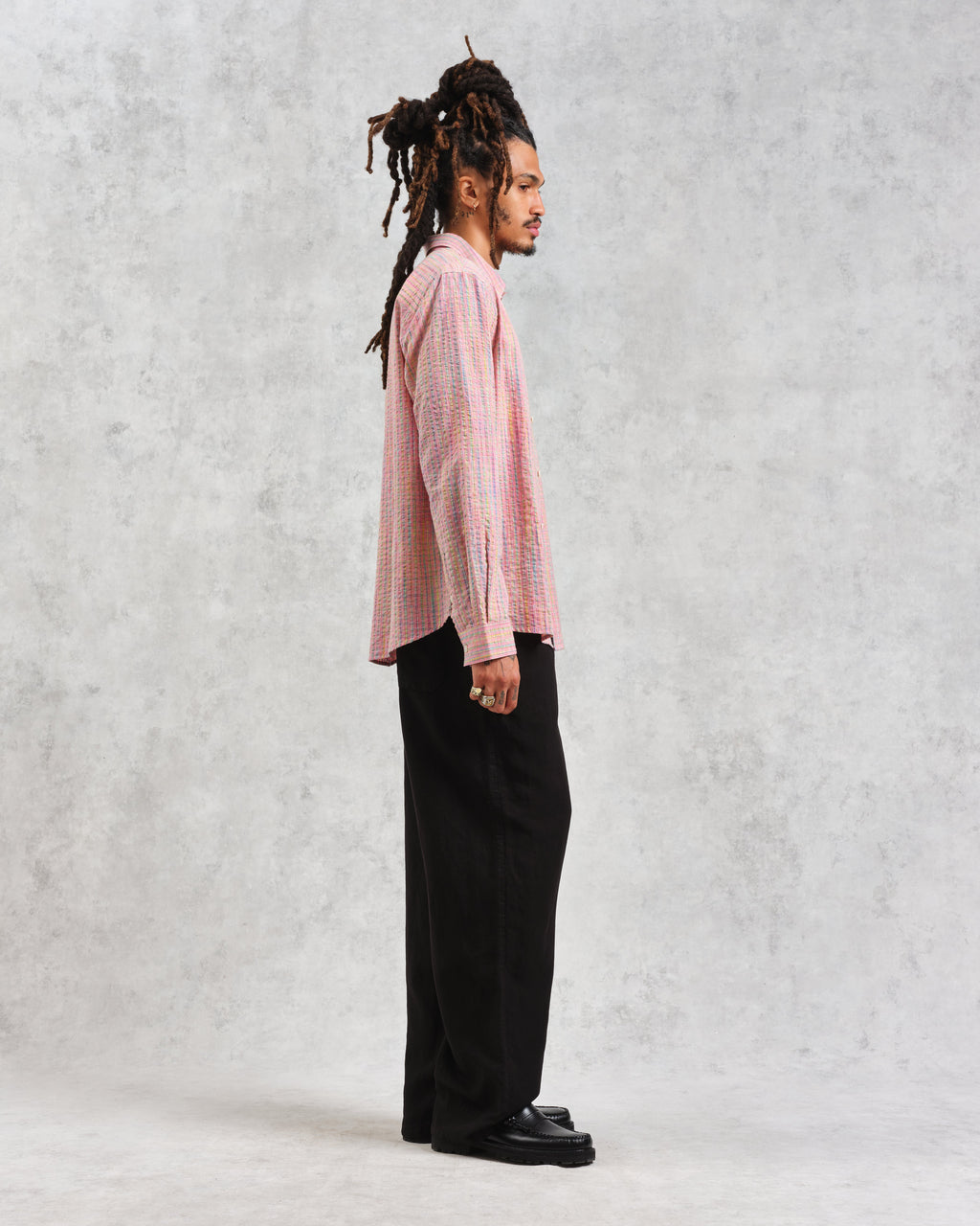 Rove - Pink Check Organic Cotton Shirt