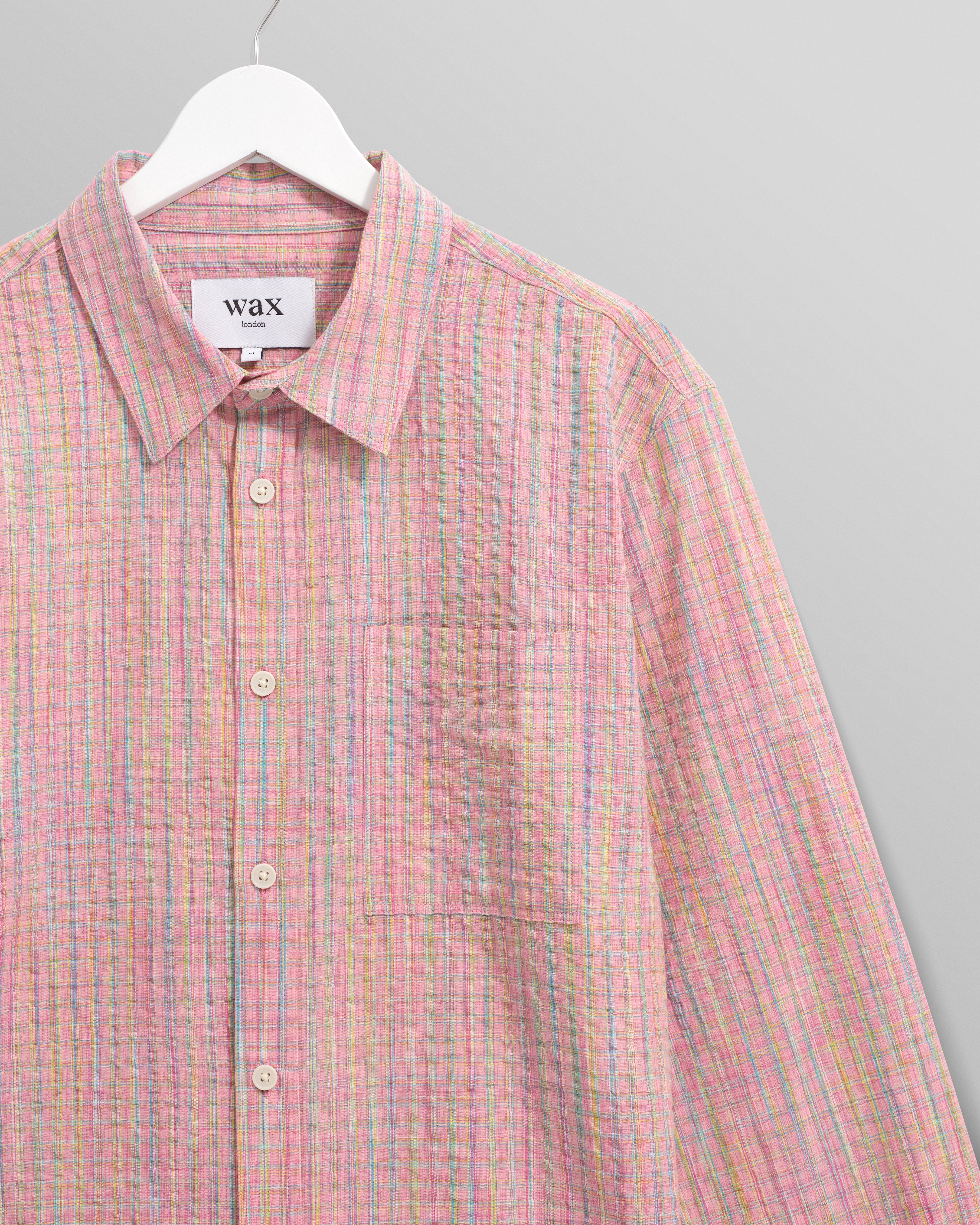 Rove - Pink Check Organic Cotton Shirt