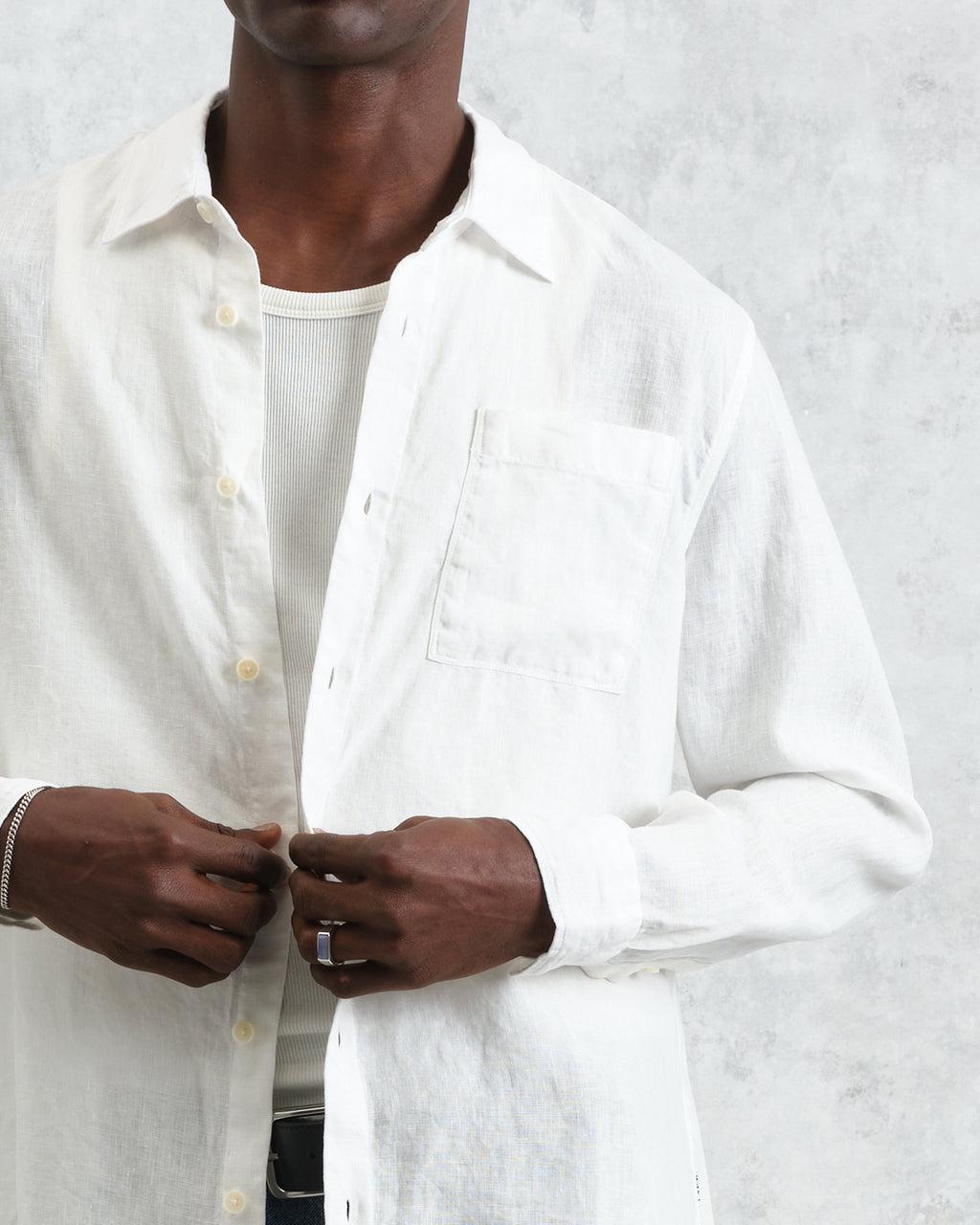 Rove - White Linen Shirt