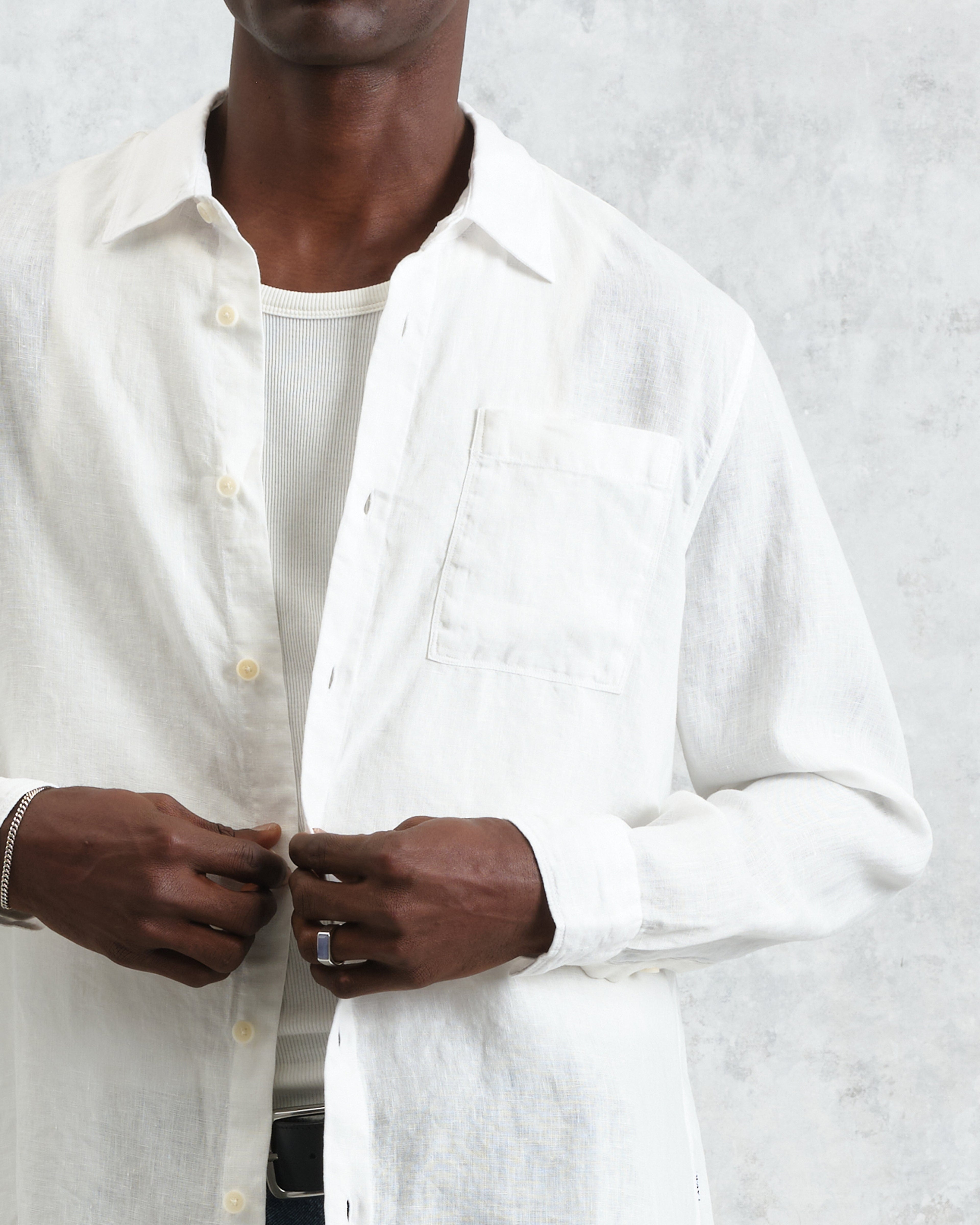 Rove - White Linen Shirt