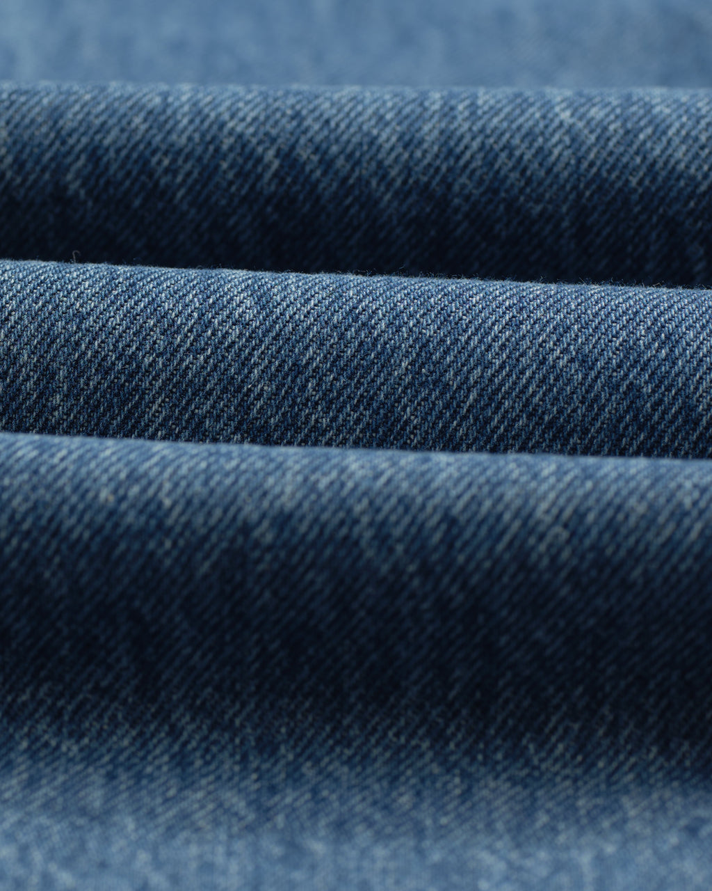 Russell - Mid Blue Straight Fit Denim Jeans