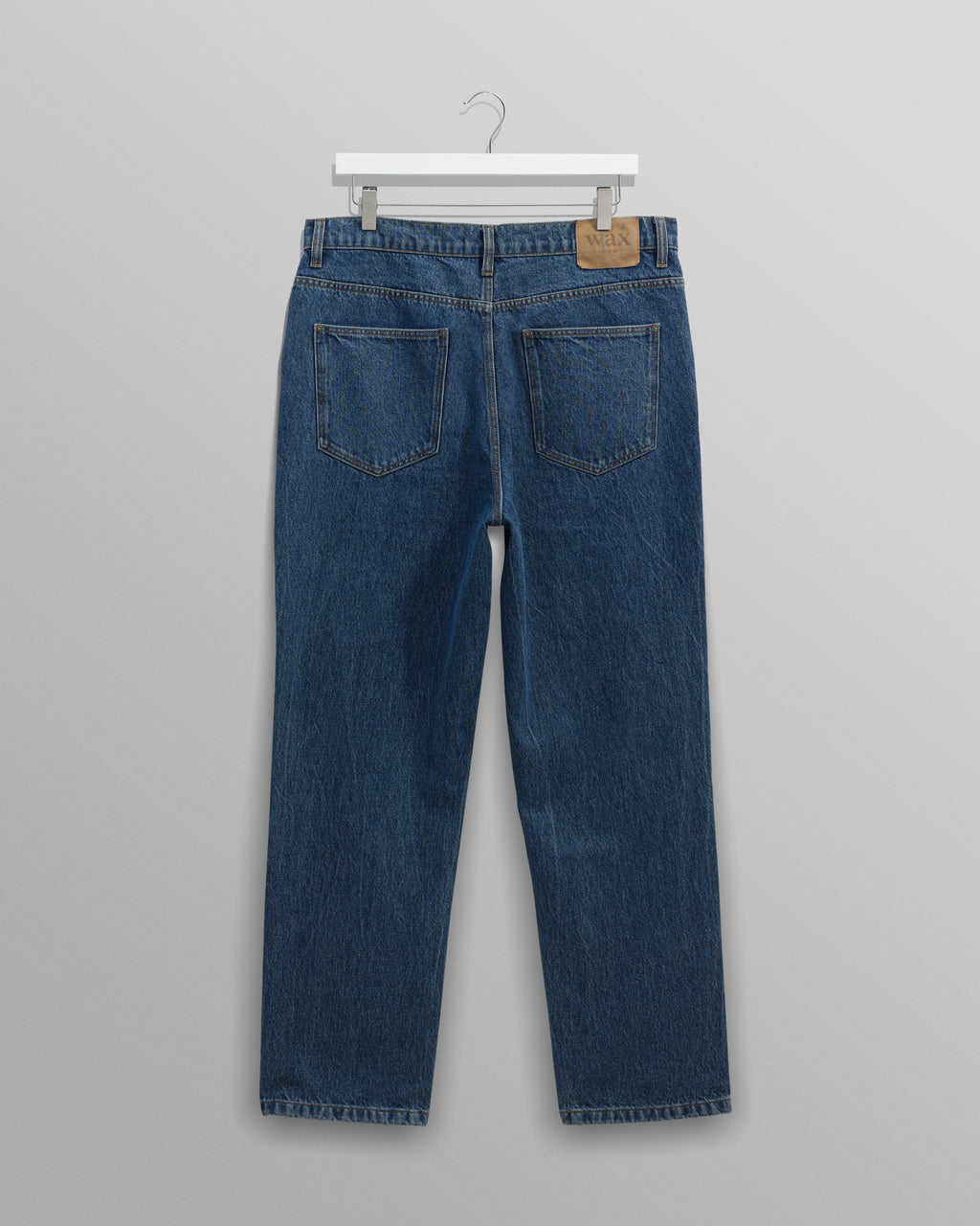 Russell - Mid Blue Straight Fit Denim Jeans