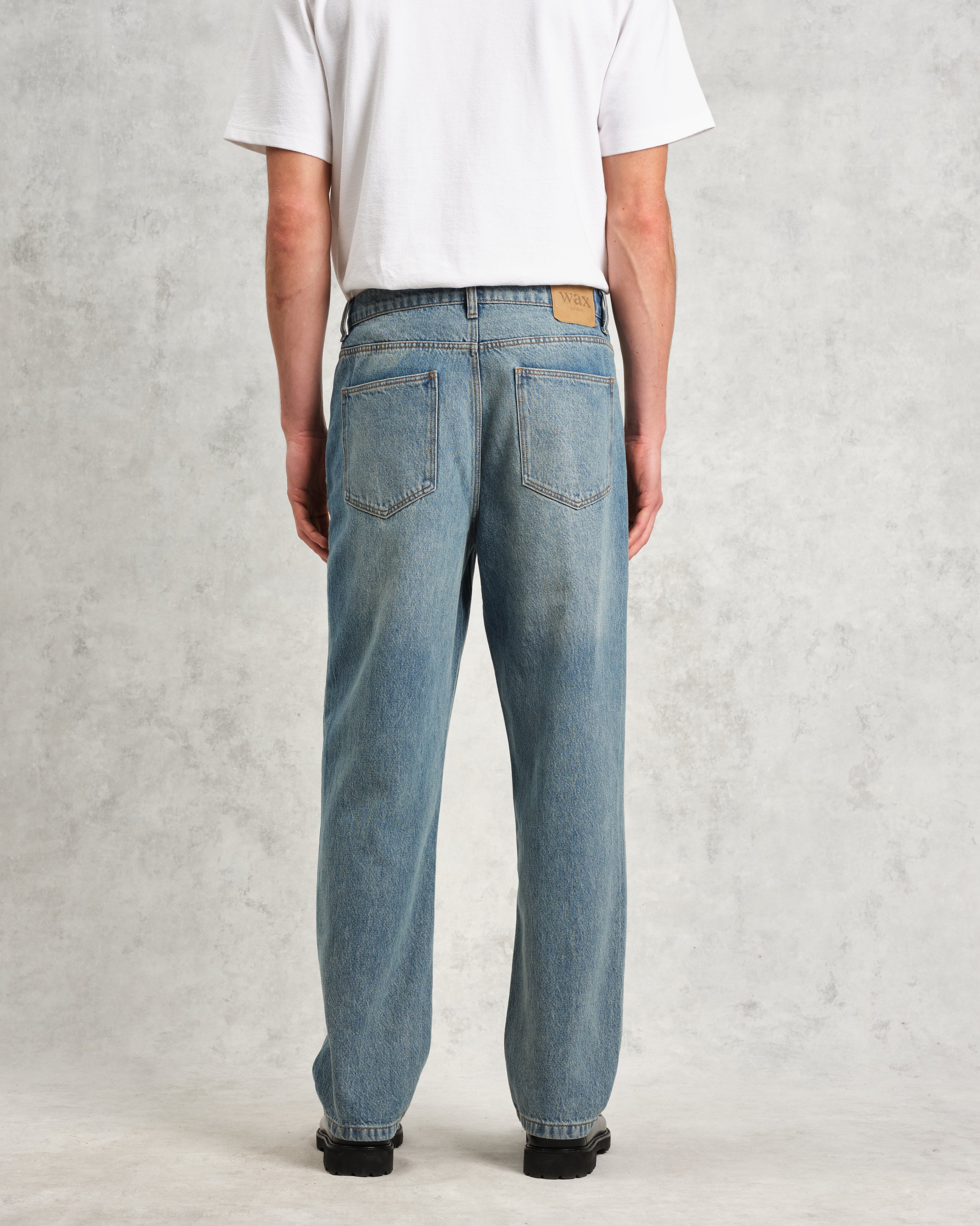 Russell - Vintage Blue Straight Fit Denim Jeans