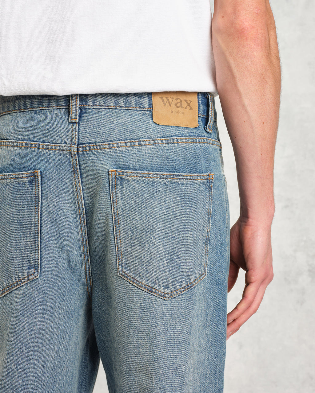 Russell - Vintage Blue Straight Fit Denim Jeans