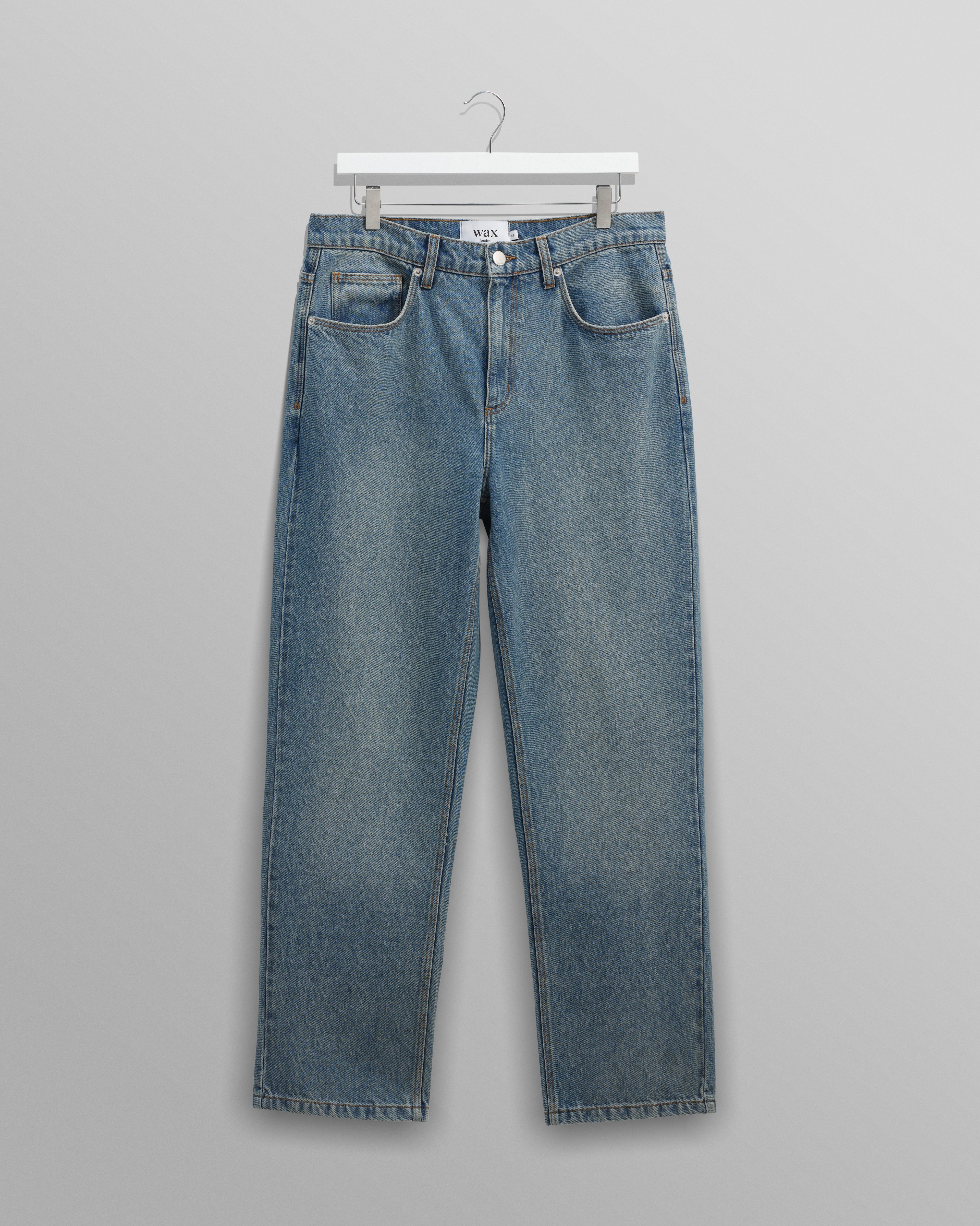 Russell - Vintage Blue Straight Fit Denim Jeans
