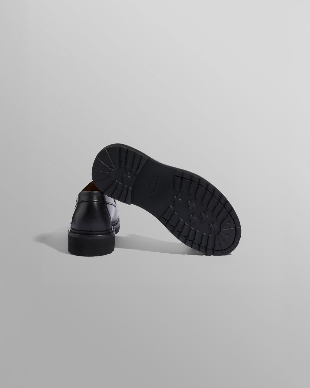 S.T. Valentin - Black Smooth Leather And Suede Loafers