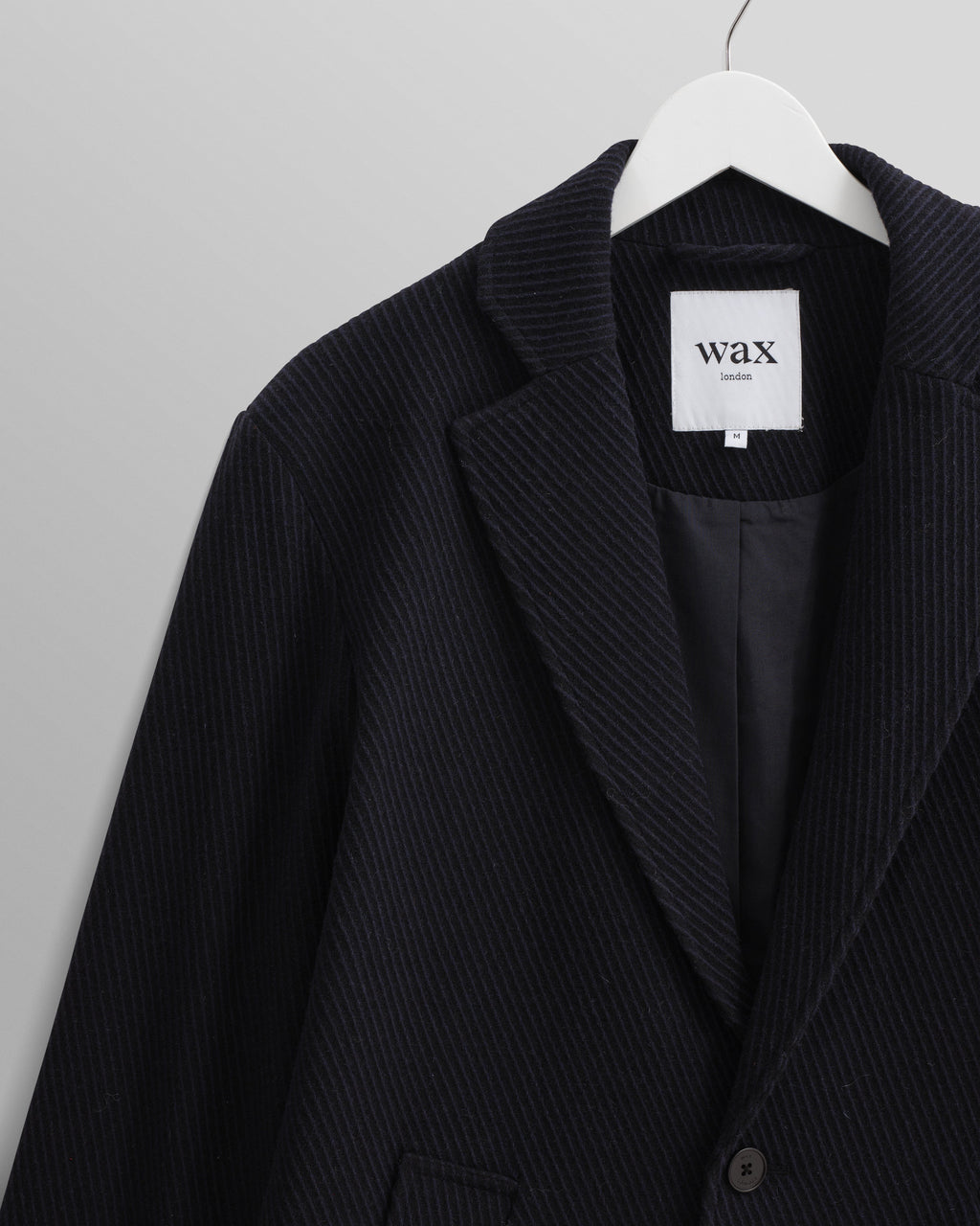 Sasso - Navy Twill Wool Coat