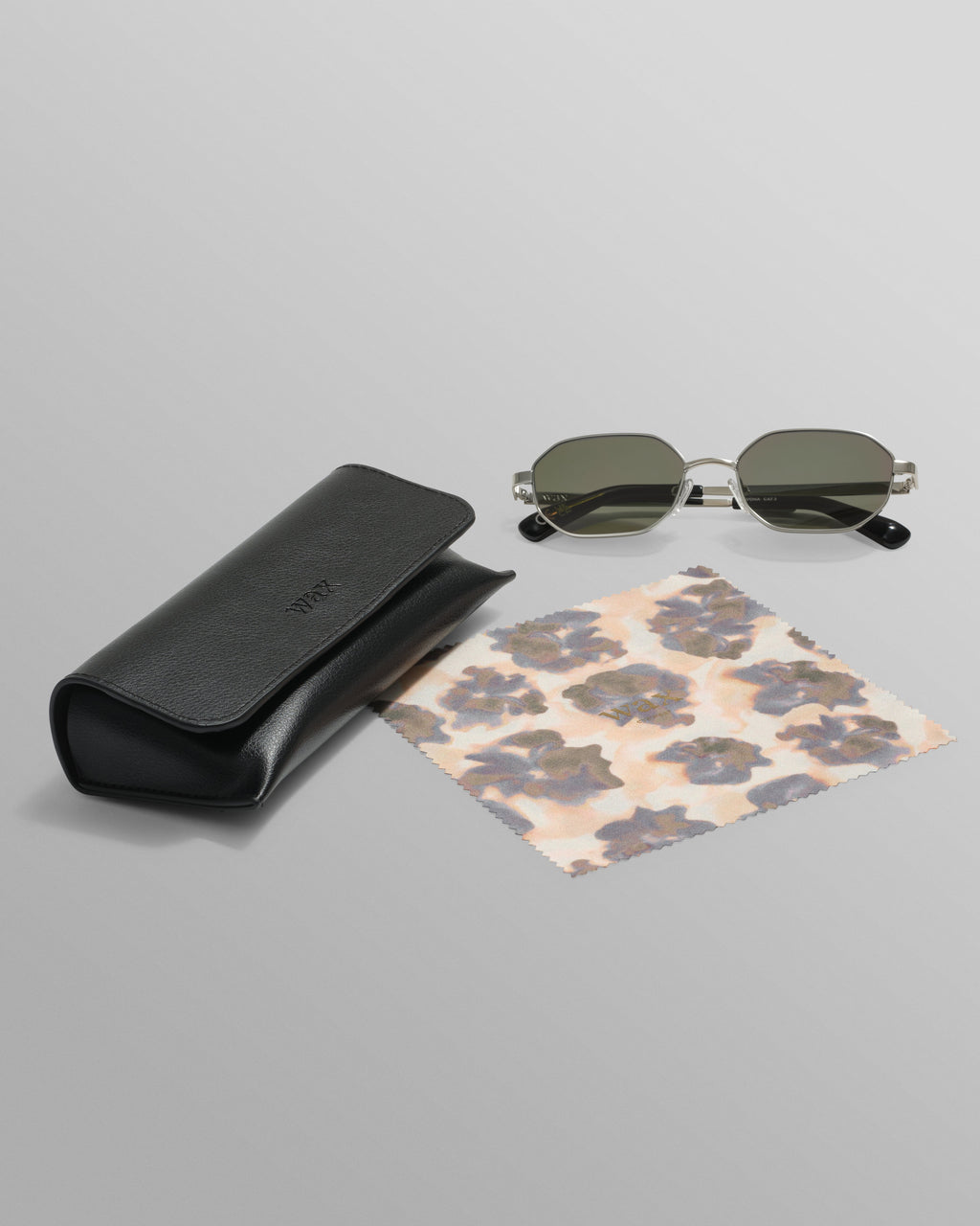Savona - Silver Metal Rectangular Sunglasses