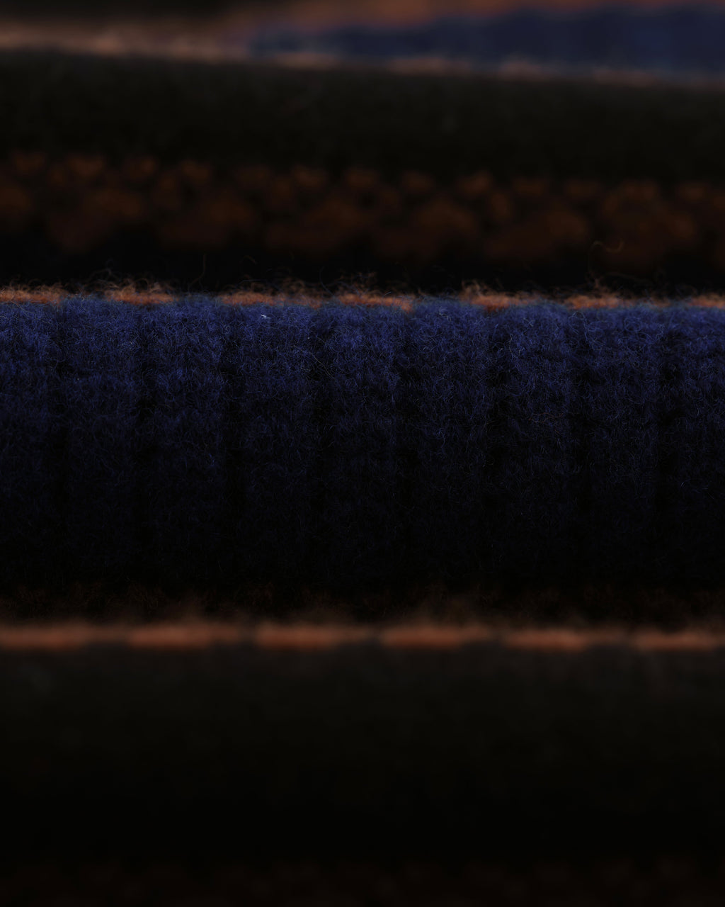 Scafell - Black Pointelle Stitch Jumper
