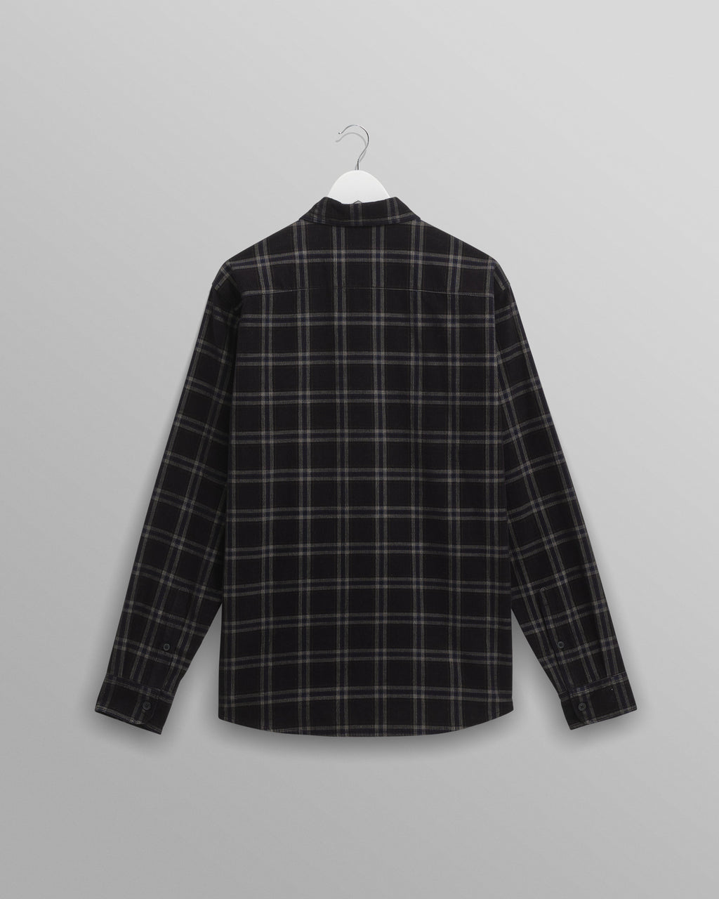 Shelly - Black Check Babycord Shirt