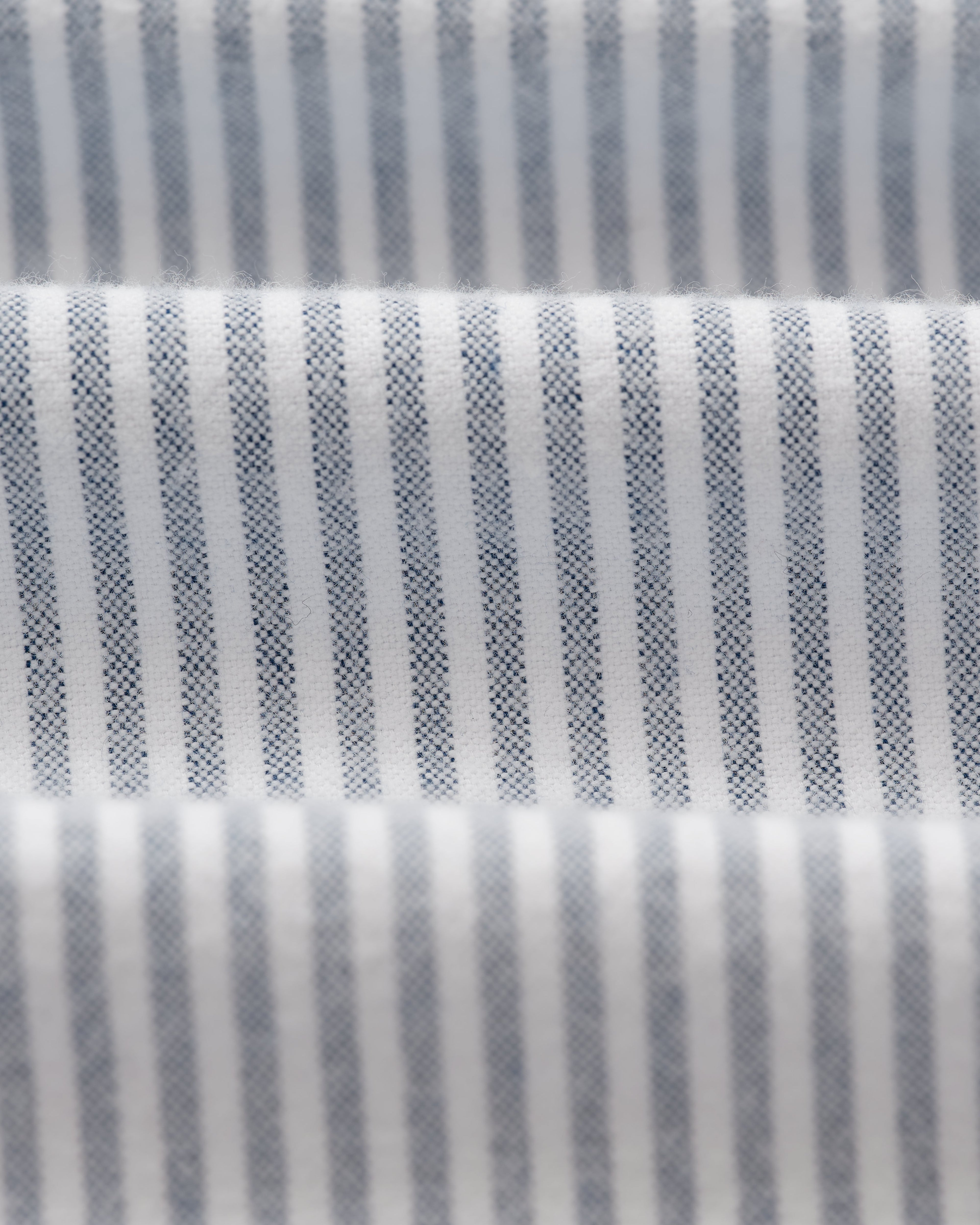 Shelly - Blue Brushed Oxford Stripe Shirt