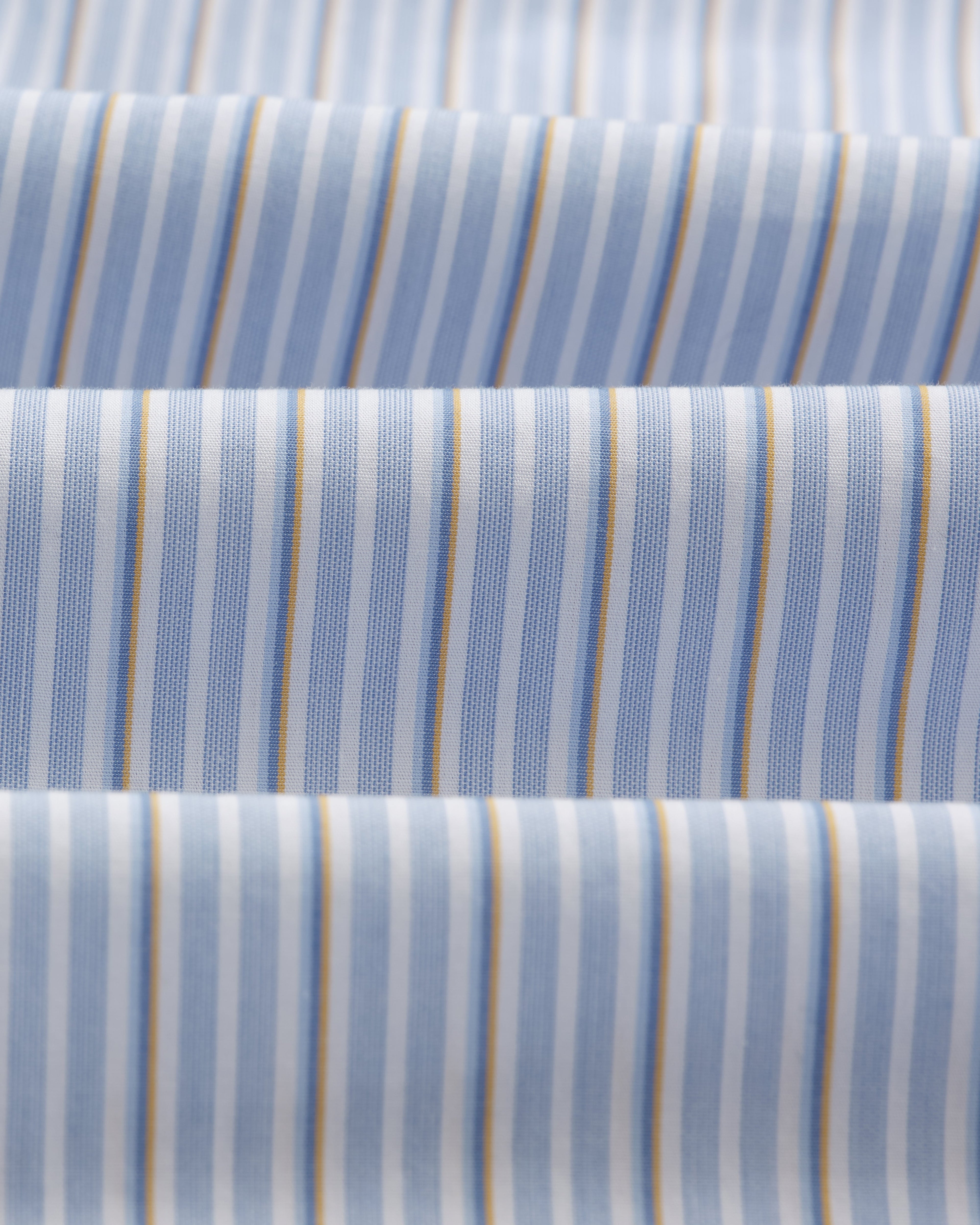 Shelly - Blue Organic Cotton Stripe Shirt