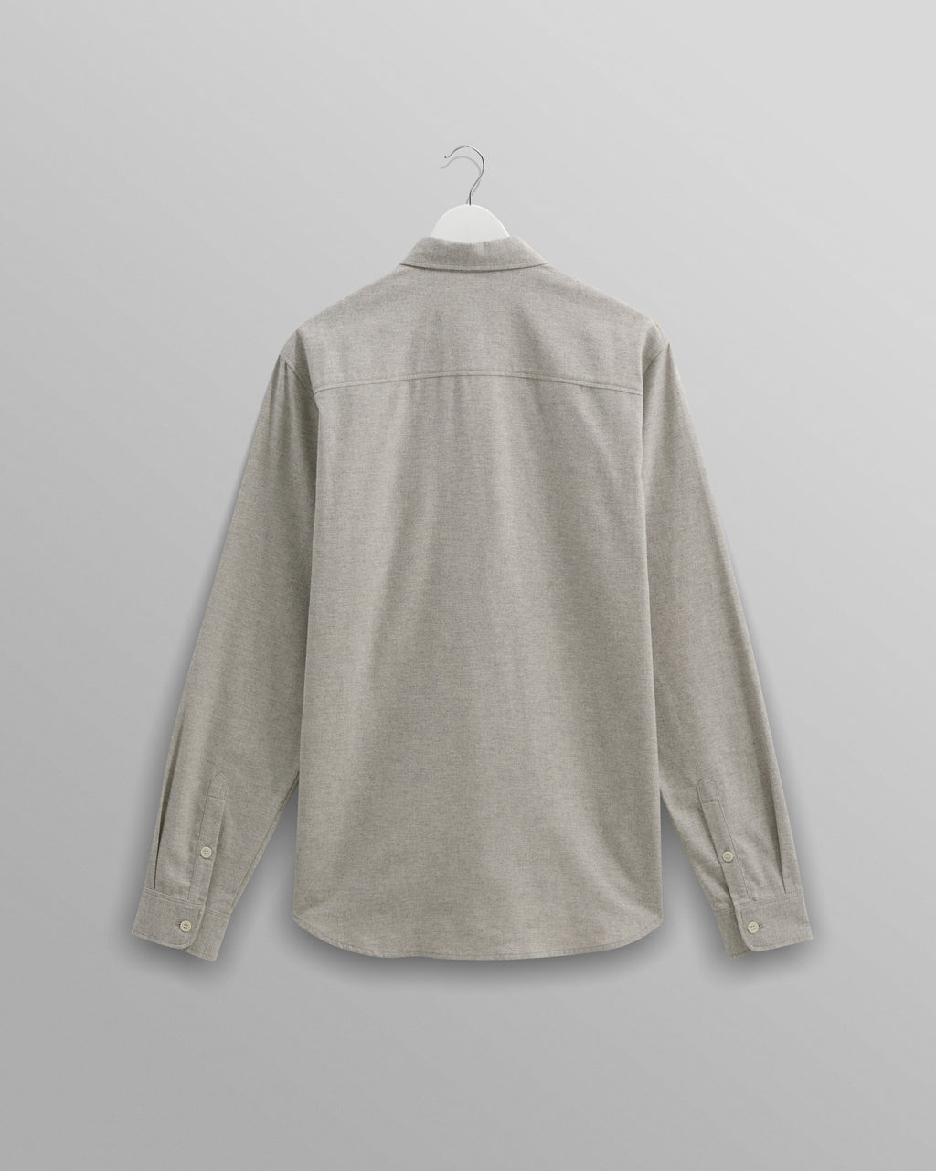 Shelly - Natural Plain Flannel Shirt
