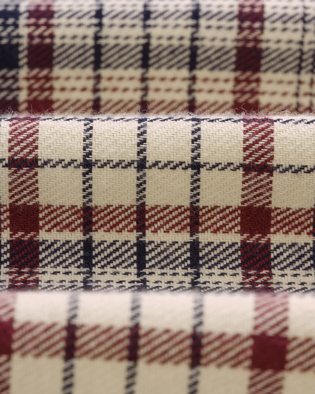 Shelly - Navy And Red Check Flannel Shirt